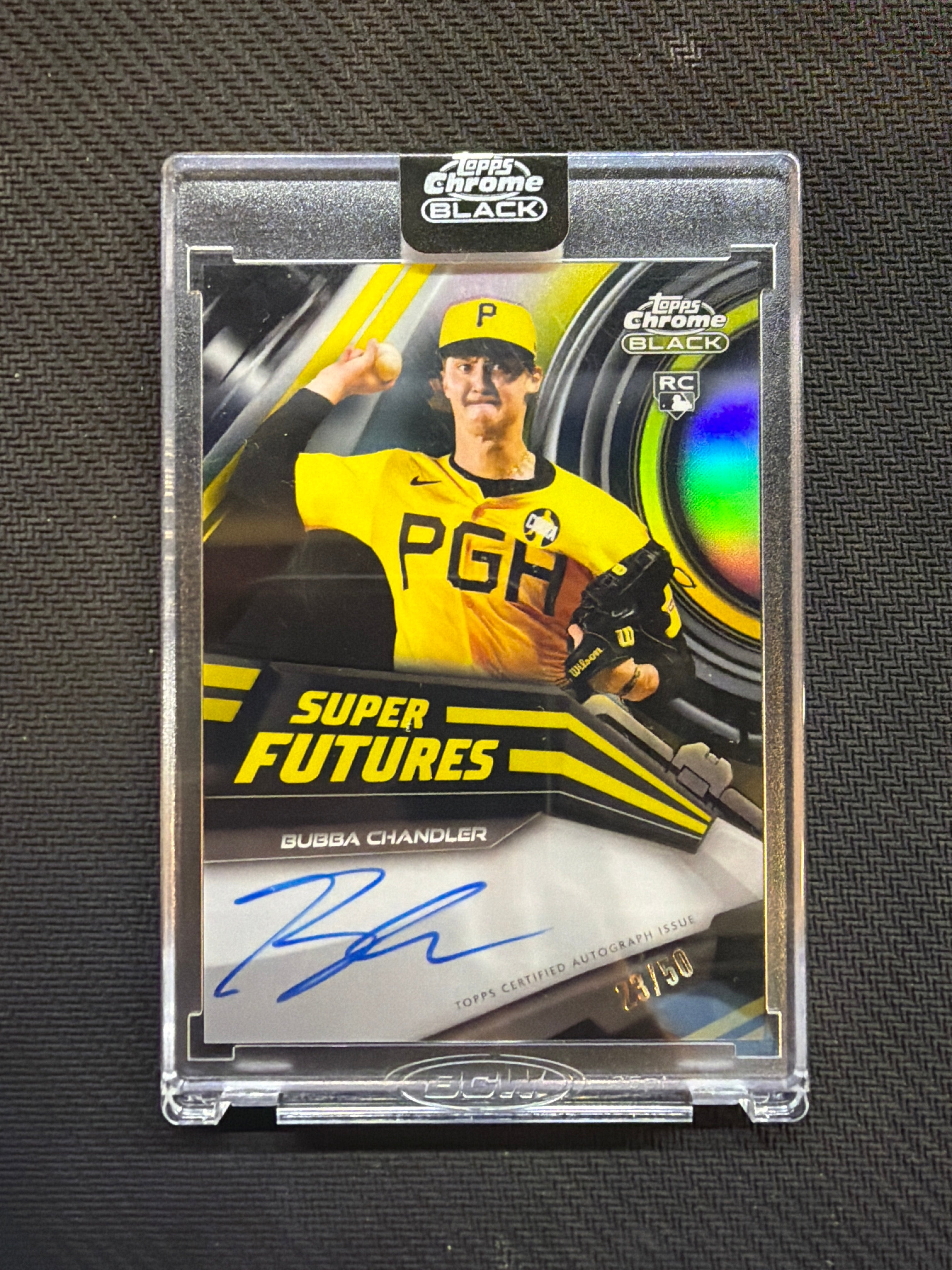 2026 Topps Chrome Black Bubba Chandler Super Futures Rookie Auto