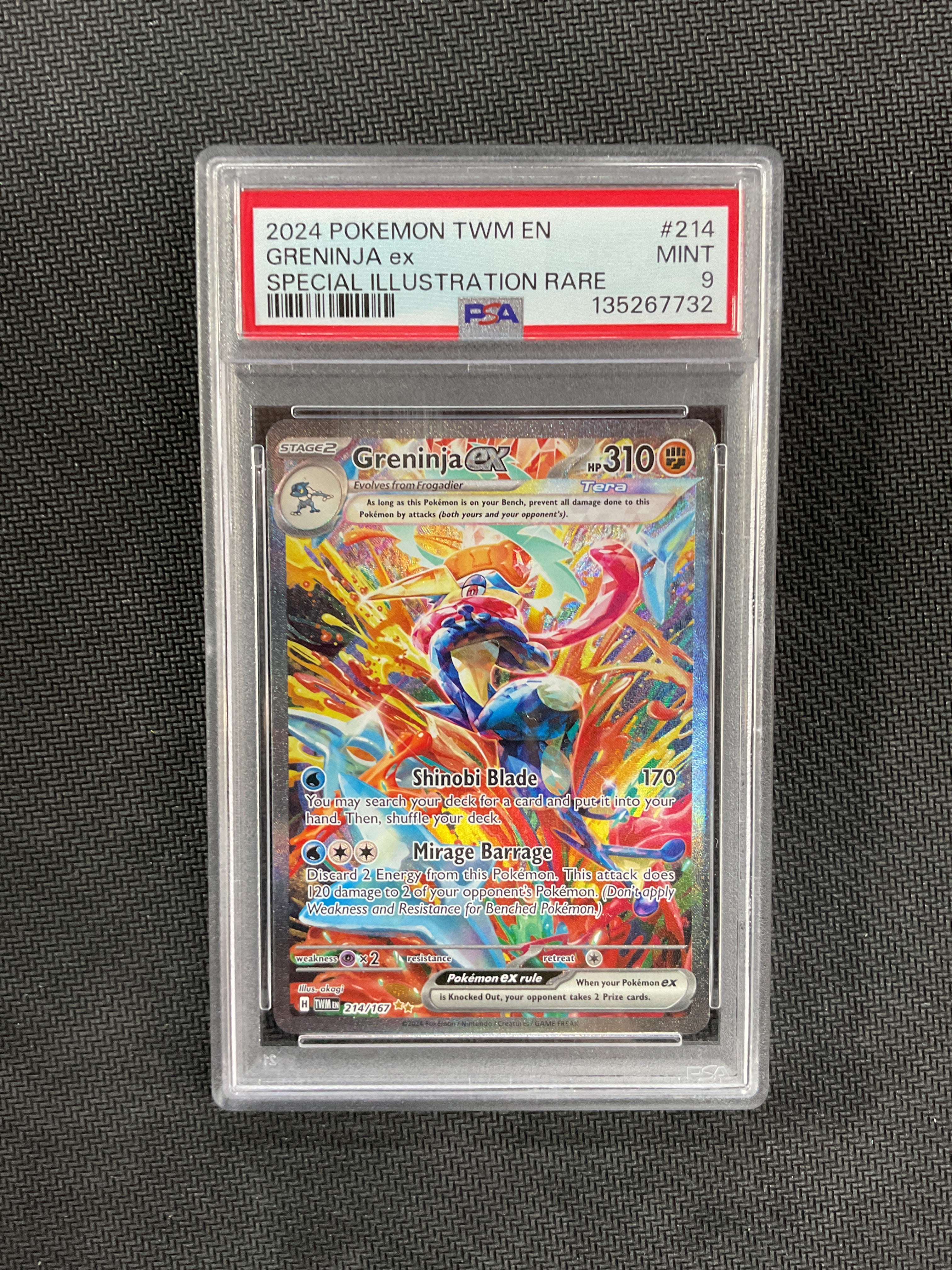 2024 Pokemon Greninja ex SIR 214 PSA 9 – Magic City Collectibles