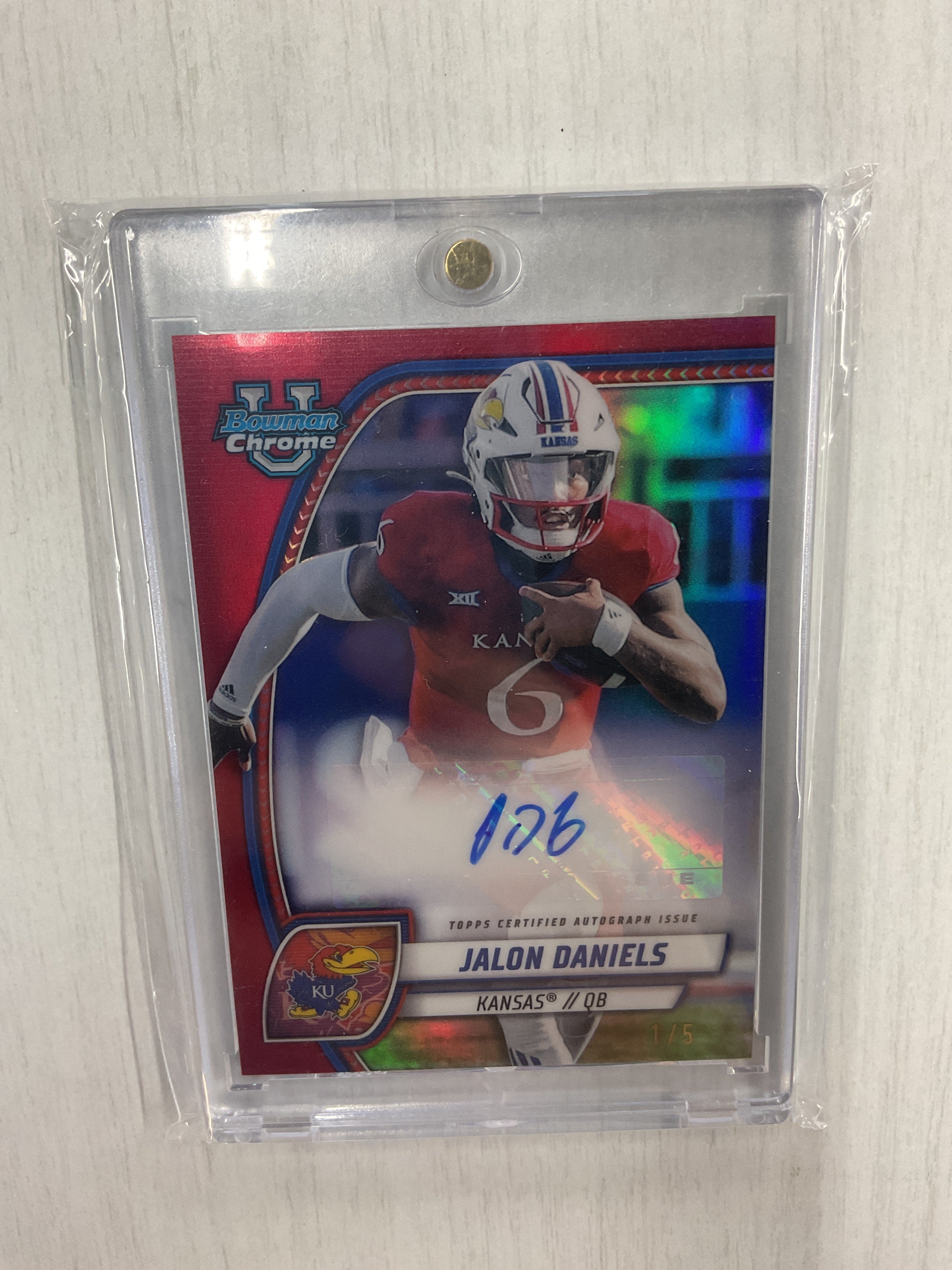 2024 Bowman U Jalon Daniels Red /5 Kanas