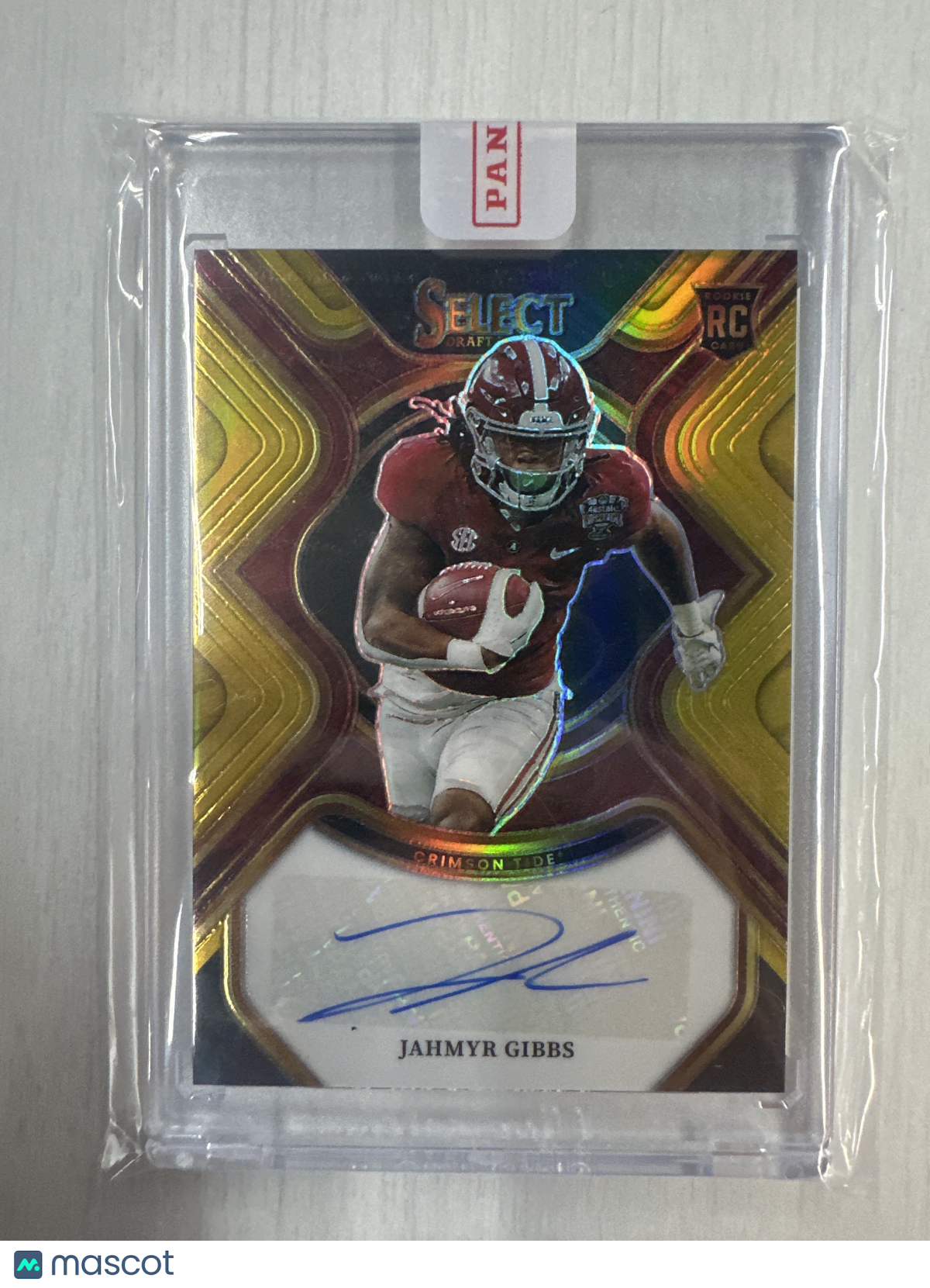 2023 Select Draft Picks Jahmyr Gibbs Gold Auto /10