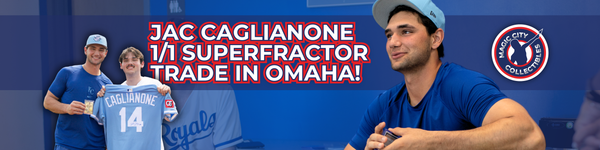 Trading a 1/1 Superfractor With the Royals’s Jac Caglianone – An Unforgettable Hobby Experience