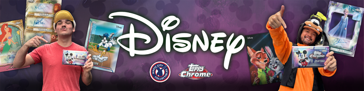 2026 Topps Chrome Disney Explained: Characters, Autographs, Chase Cards, & More
