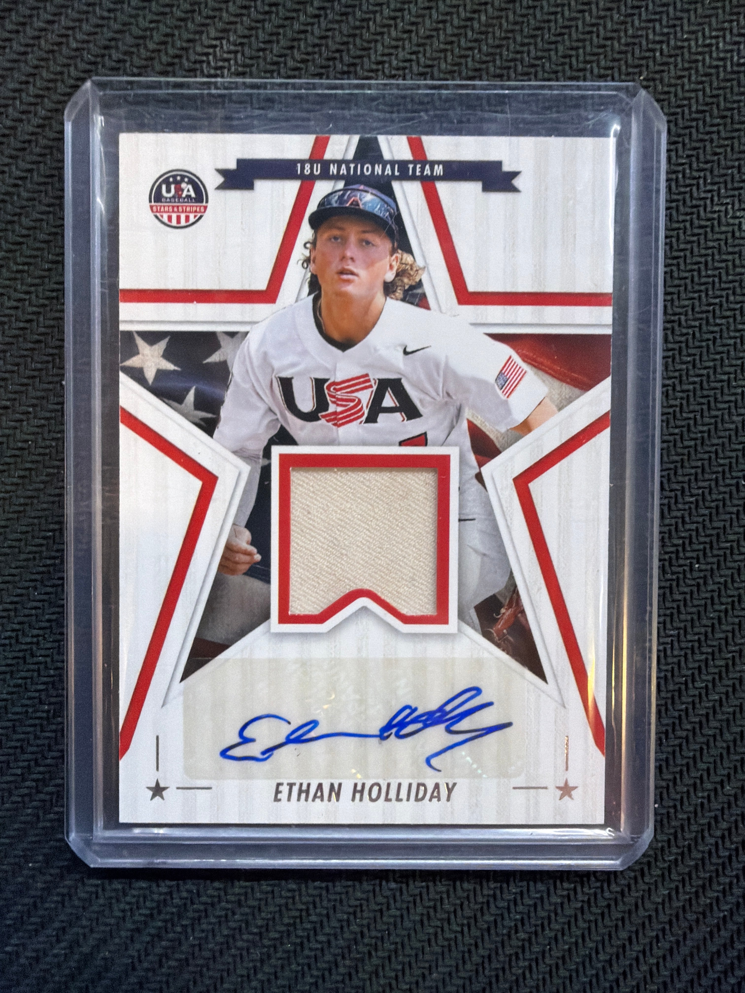 2025 Panini USA Stars & Stripes Ethan Holliday Patch Auto