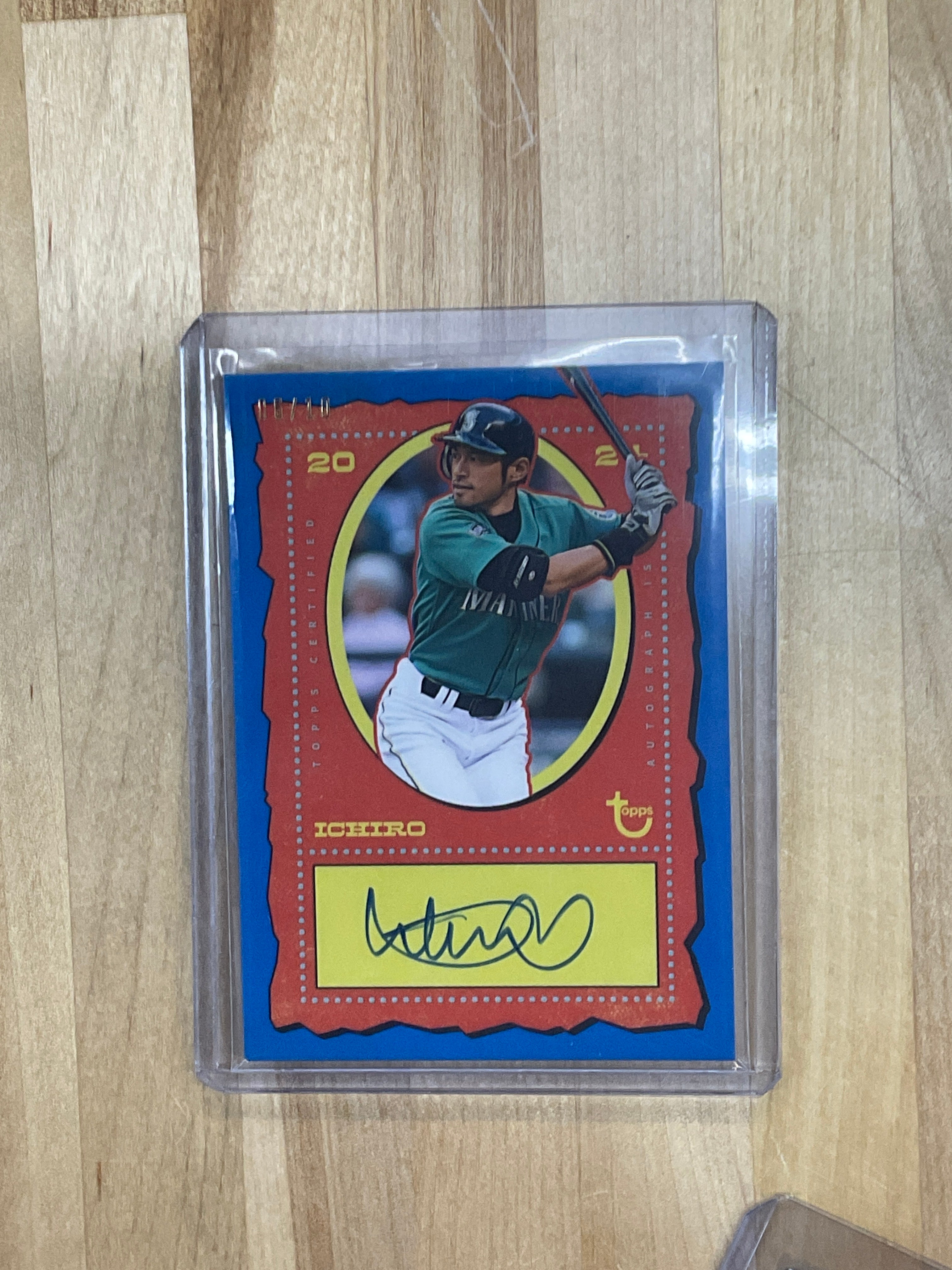 2024 Topps Brooklyn Ichiro Auto Blue /10 Mariners