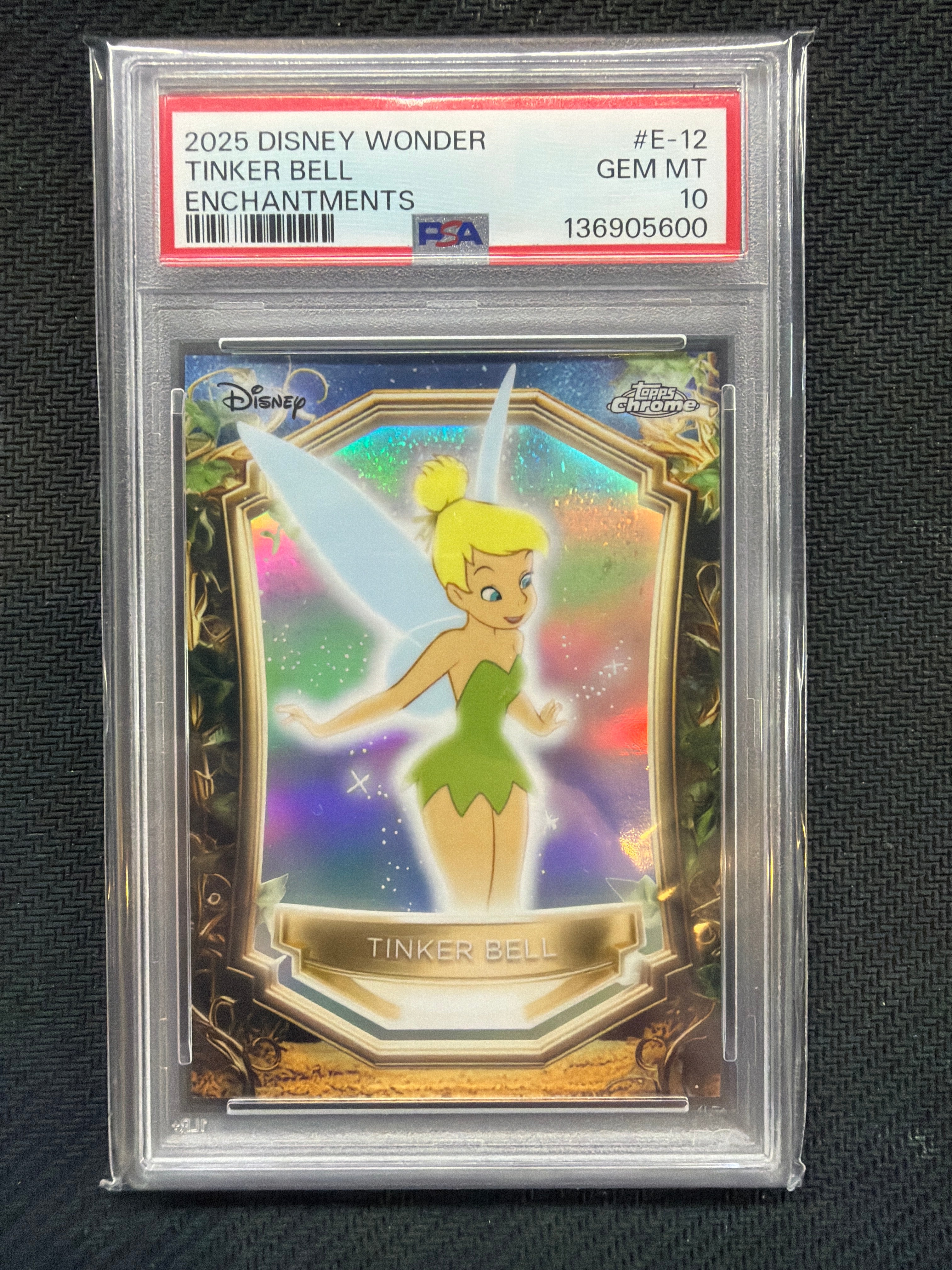 2025 Topps Disney Wonder Tinker Bell Enchantments PSA 10
