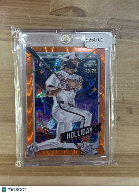 2024 Topps Chrome Cosmic Jackson Holliday Orange Neculis