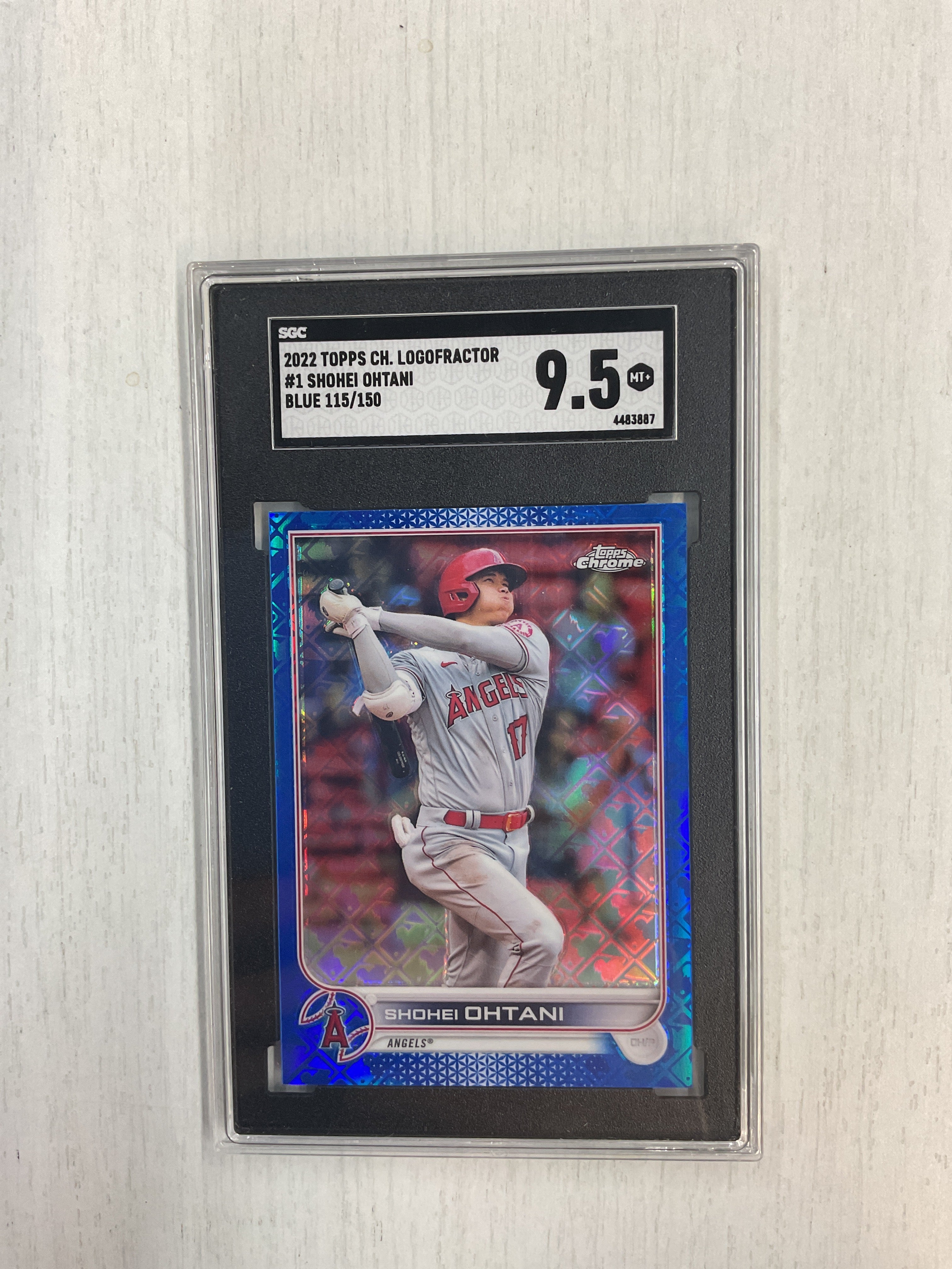 2022 Topps Chrome Shohei Ohtani Blue /150 SGC 9.5