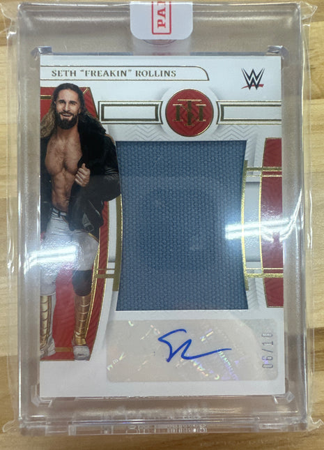 2023 National Treasures Seth Freakin Rollins Patch Auto /10