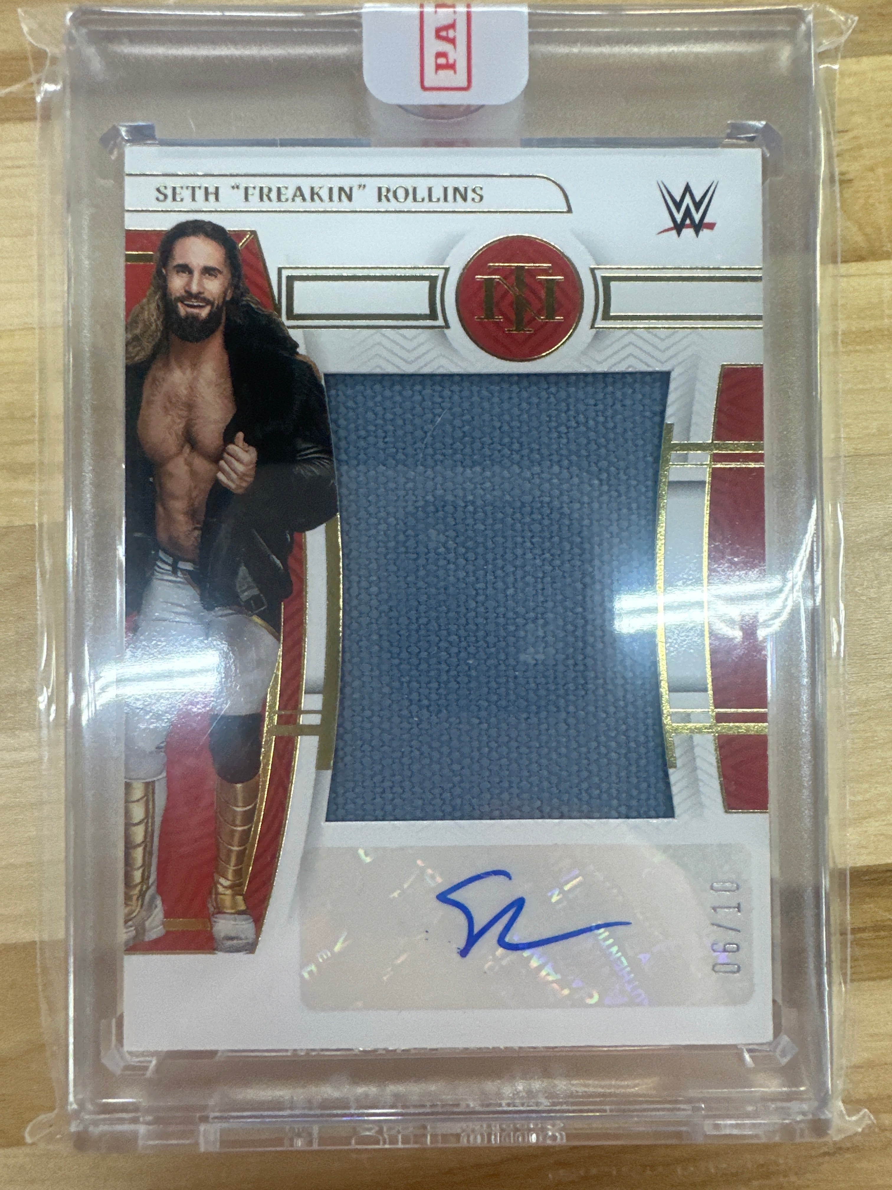 2023 National Treasures Seth Freakin Rollins Patch Auto /10