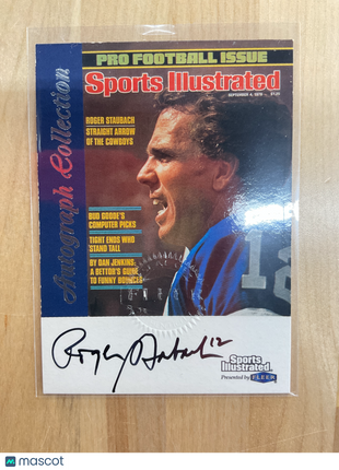 1999 Fleer Sports Illustrated Roger Staubach Auto