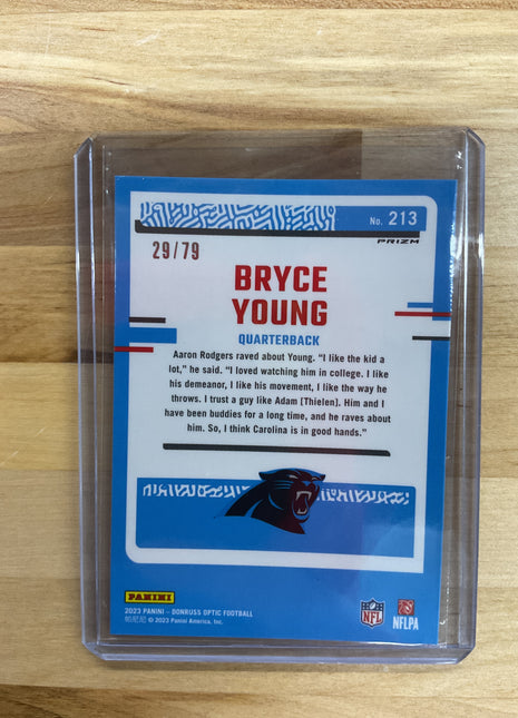2023 Optic Bryce Young Pink Velocity /79 Panthers