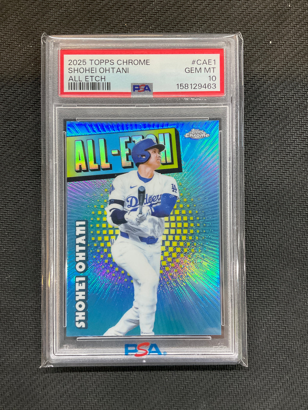 2025 Topps Chrome Shohei Ohtani All Etch PSA 10 463