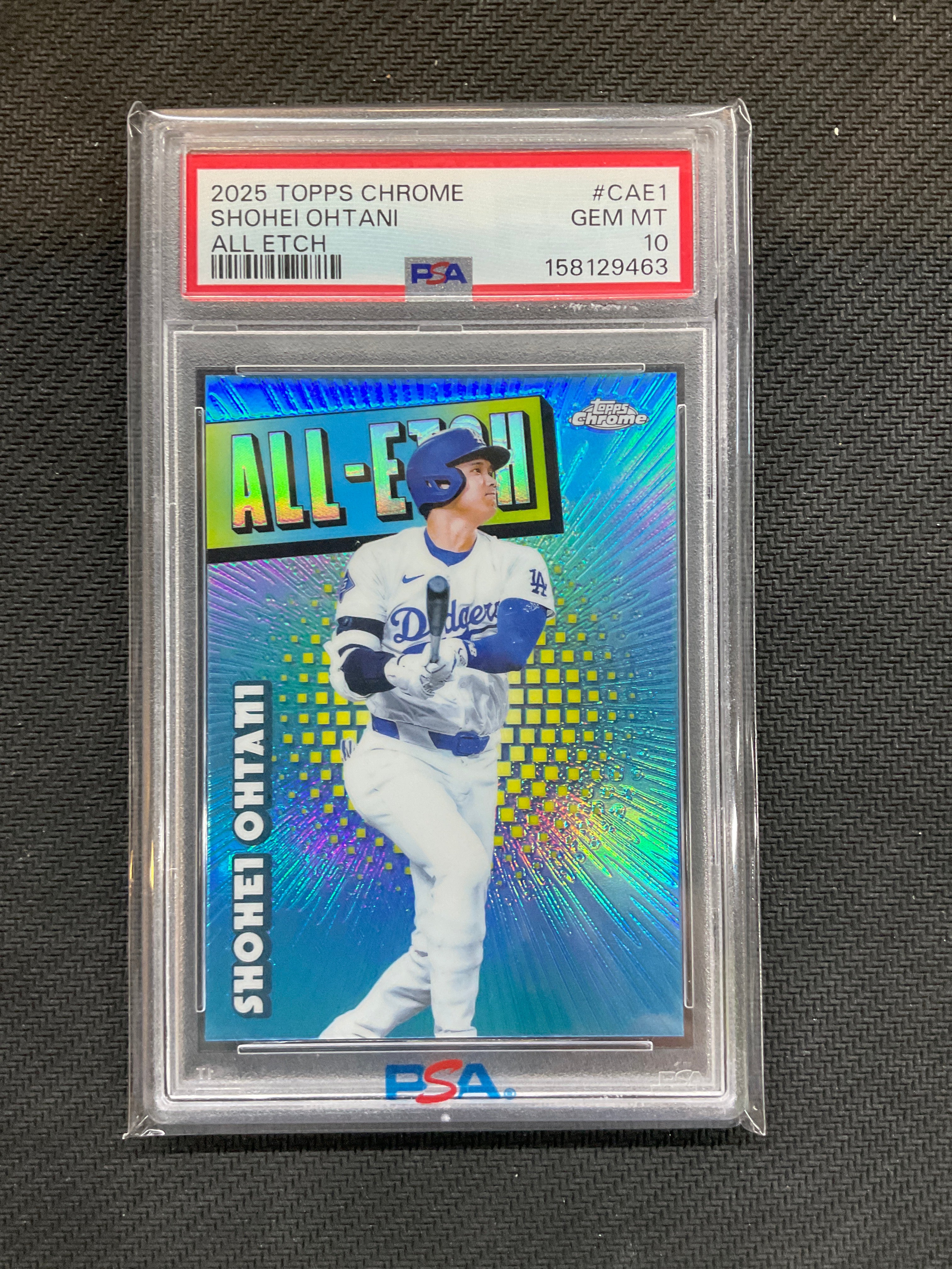 2025 Topps Chrome Shohei Ohtani All Etch PSA 10 463