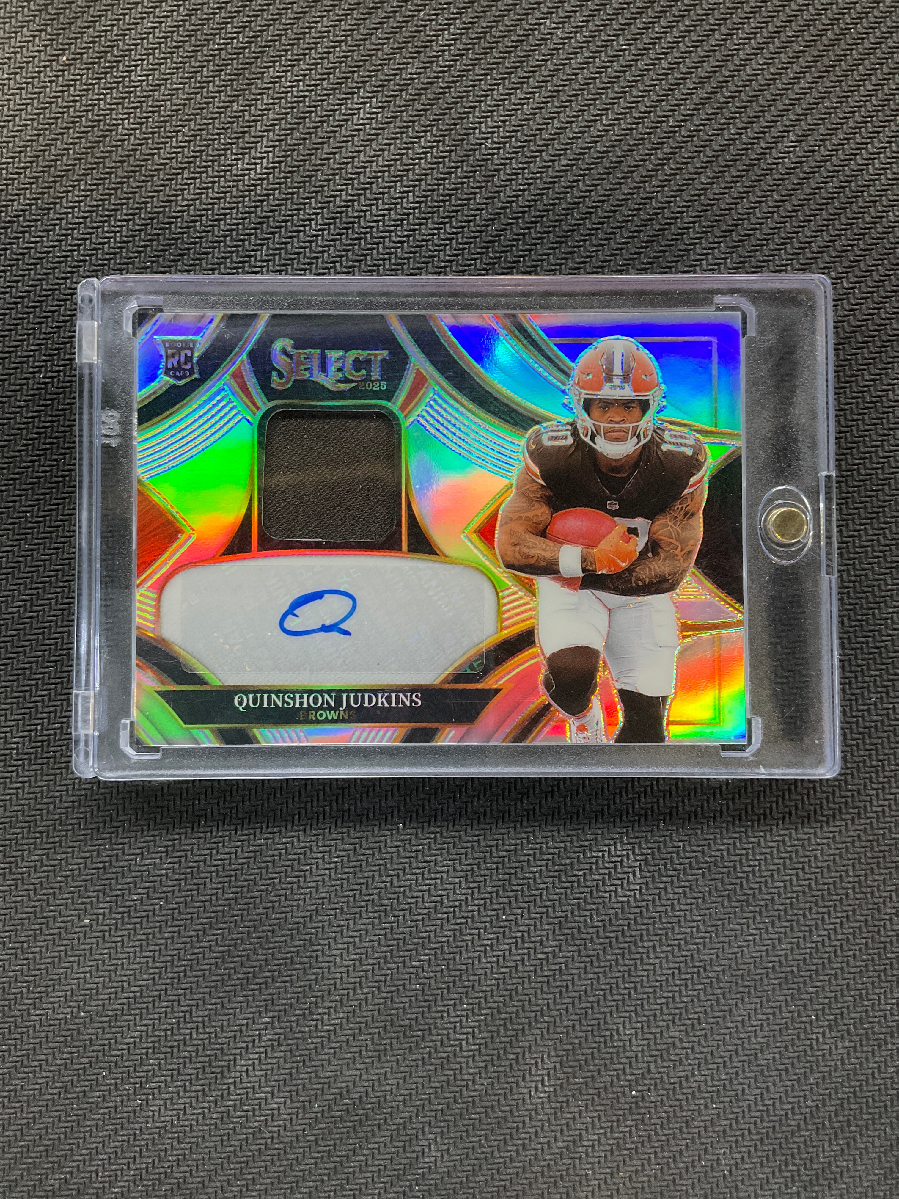 2025 Panini Select Quinshon Judkins Rookie Patch Auto /249 Browns