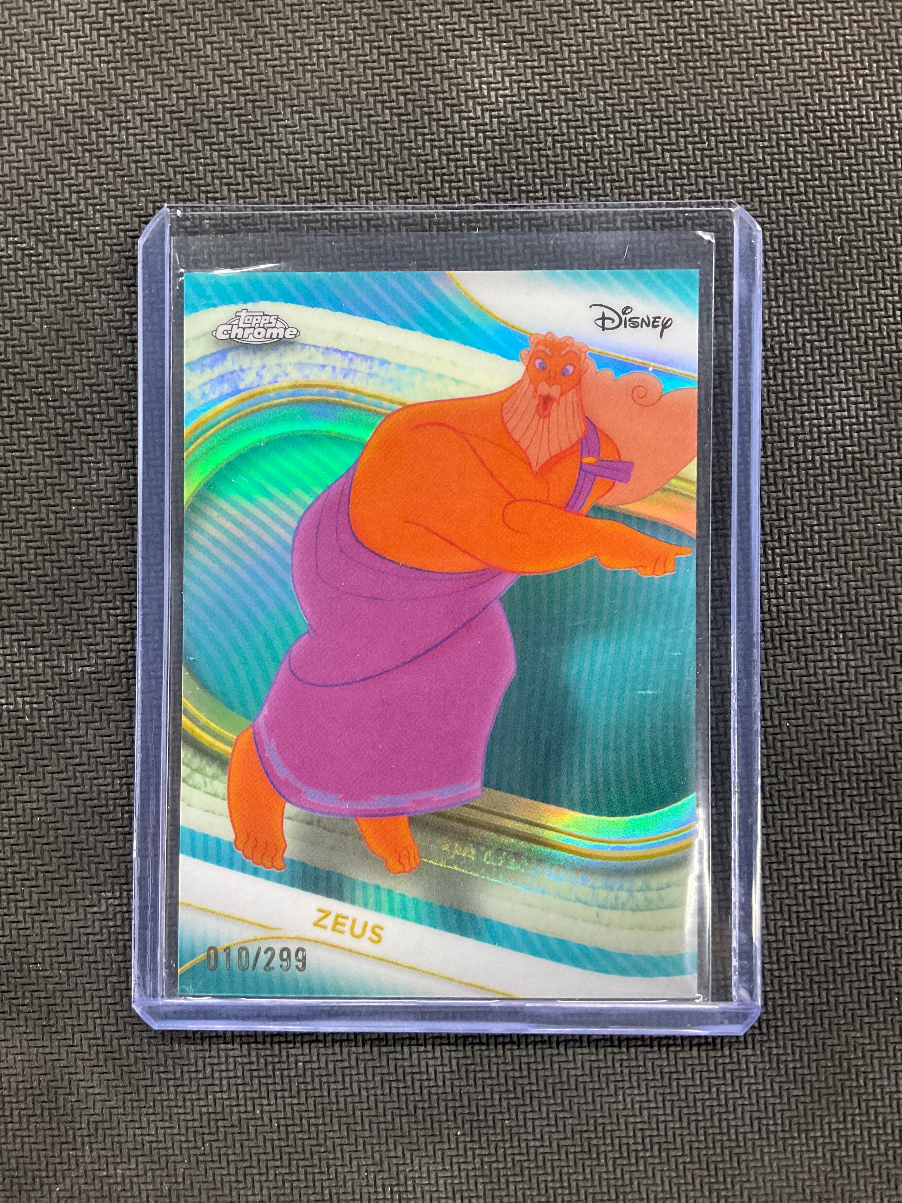 2025 Topps Chrome Disney Zues Teal Refractor /299 #49