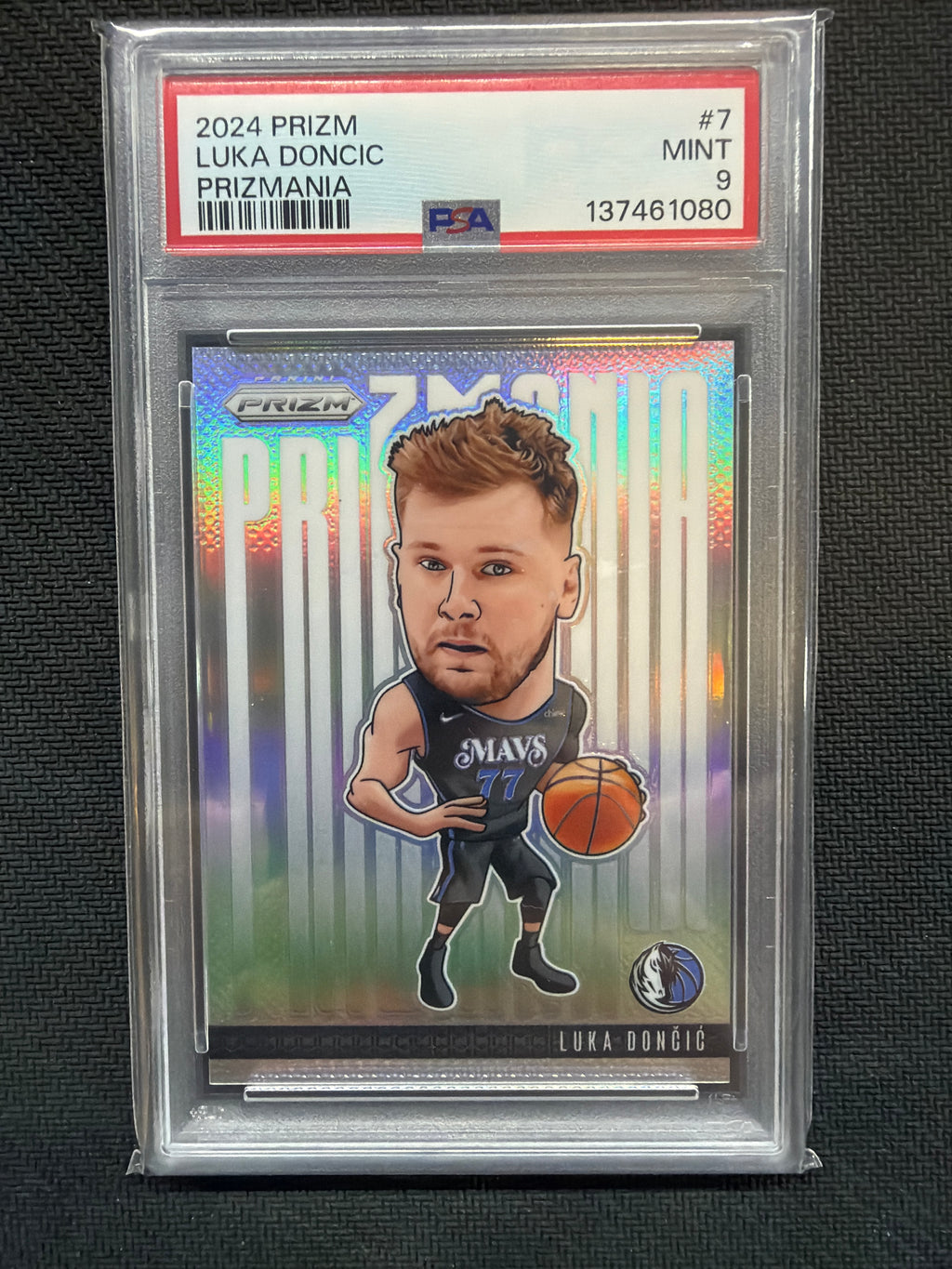 2024 Prizm Luka Doncic Prizmania #7 PSA 9 080
