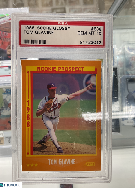 1988 Score Glossy Tom Glavine #638 PSA 10