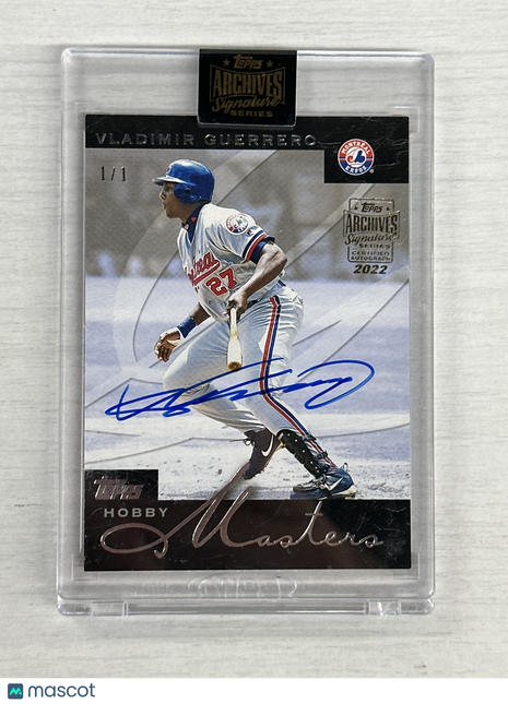 2022 Topps Archives Vladimir Guerrero 1/1 Auto