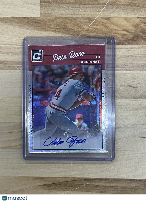 2023 Donruss Pete Rose Cincinnati Auto HOF
