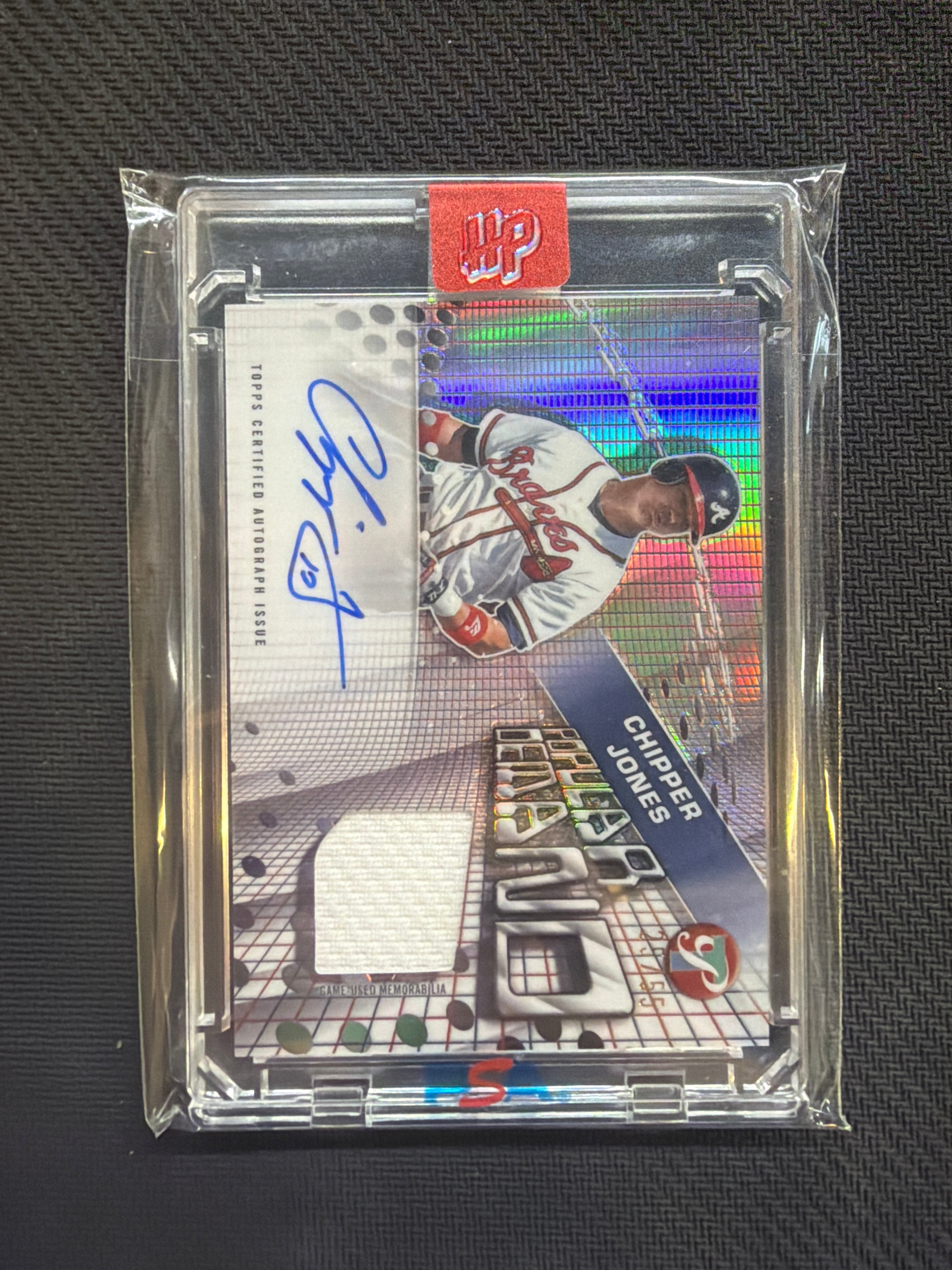 2025 Topps Pristine Popular Demand Chipper Jones Patch Auto /55 Braves
