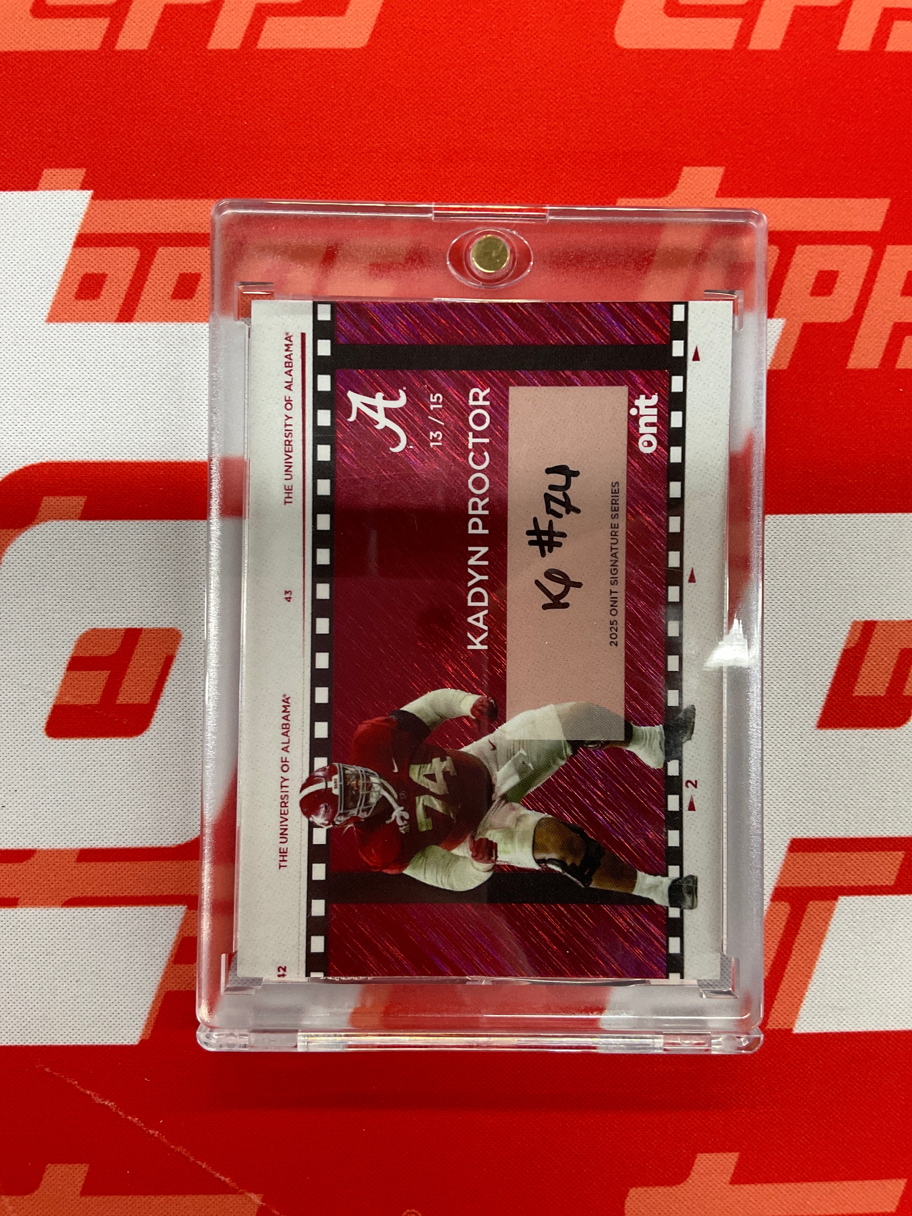2025 Onit Kadyn Proctor Rookie Auto /15 Alabama