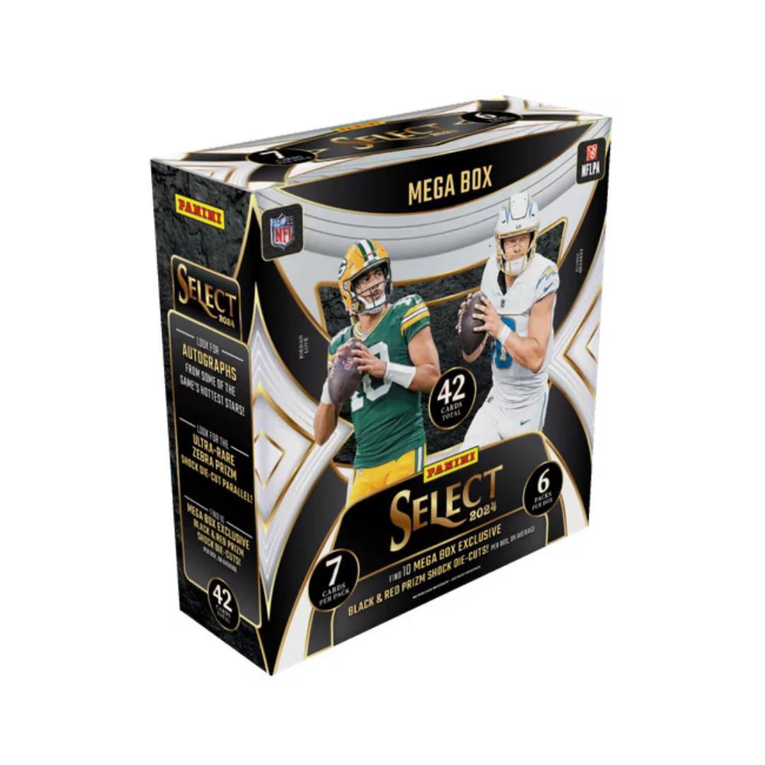 2024 Panini Select Football Mega Box (Black & Red Die-Cuts)
