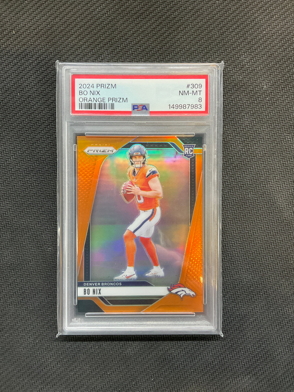 2024 Prizm Bo Nix #309 Orange /249