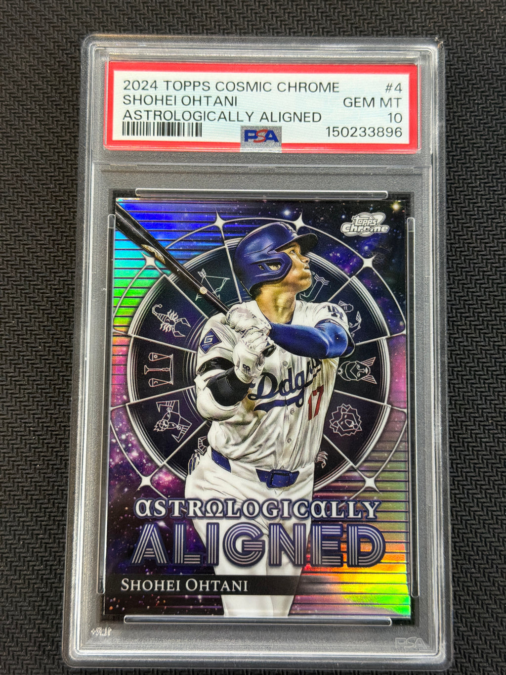 2024 Topps Chrome Cosmic Shohei Ohtani Astrologically Aligned PSA 10 Dodgers