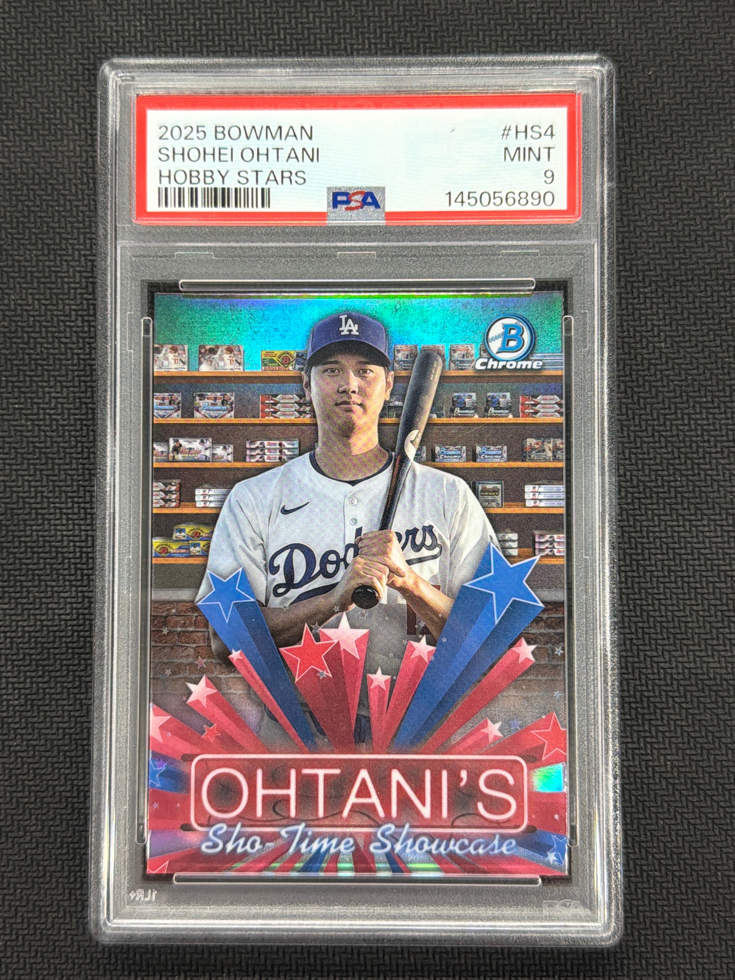 2025 Bowman Shohei Ohtani Hobby Stars PSA 9 Dodgers