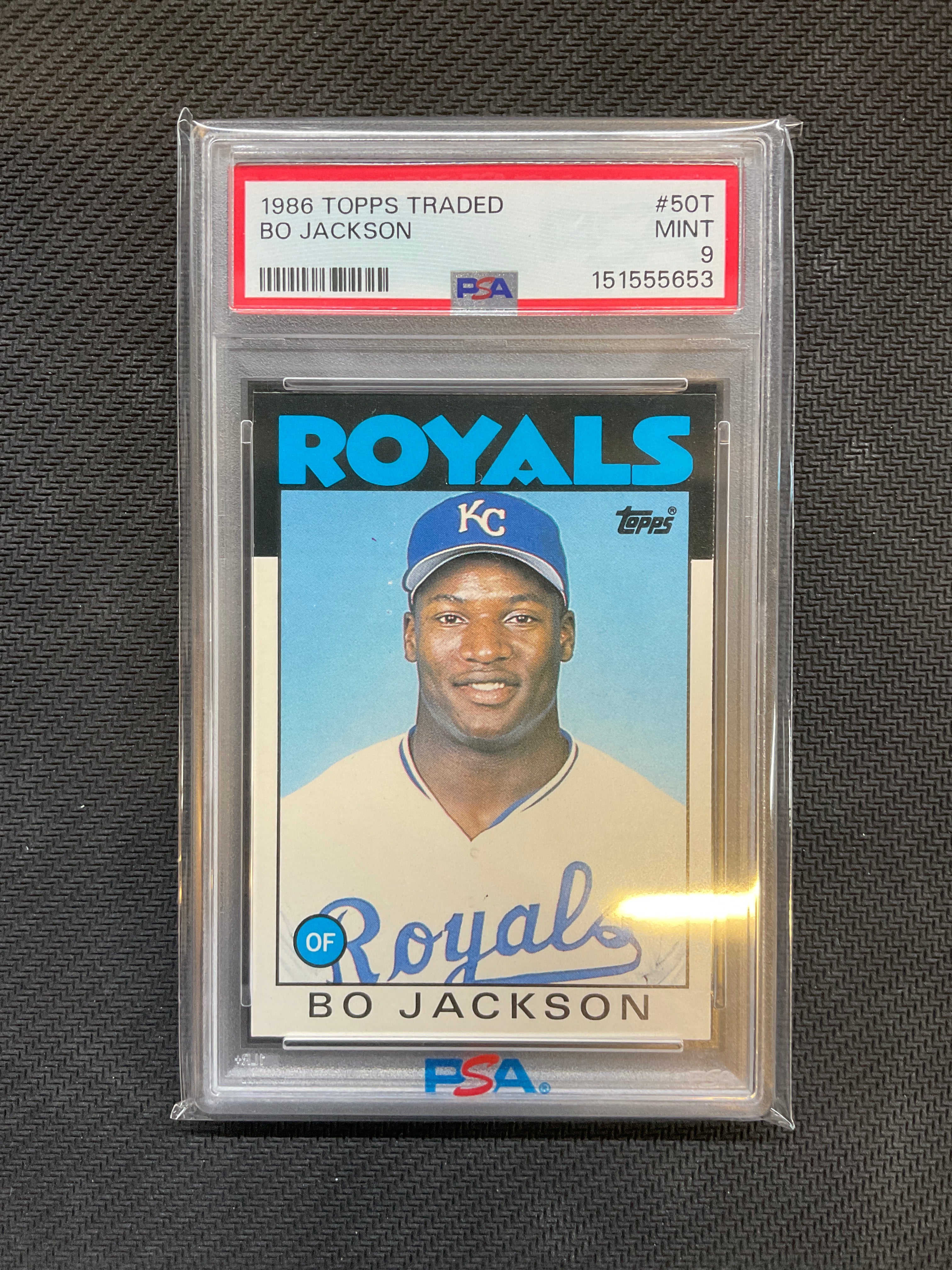 1986 Topps Traded Bo Jackson Rookie #50T PSA 9 653