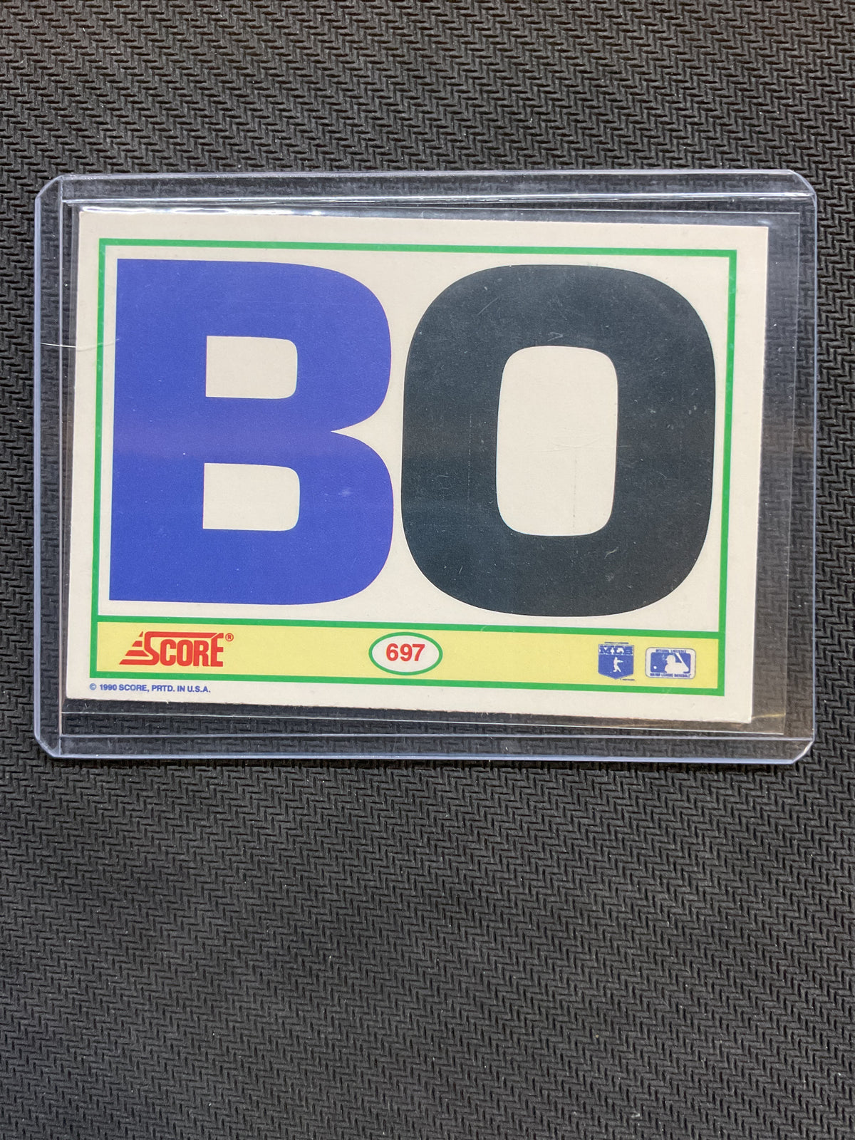 1990 Score Bo Jackson #697 Bo Knows Raiders / Royals