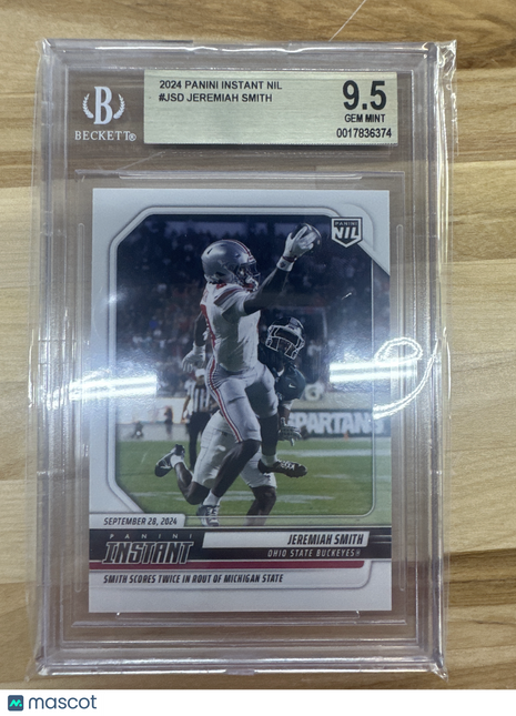 2024 Panini Instant NIL #JSD Jeremiah Smith BGS 9.5