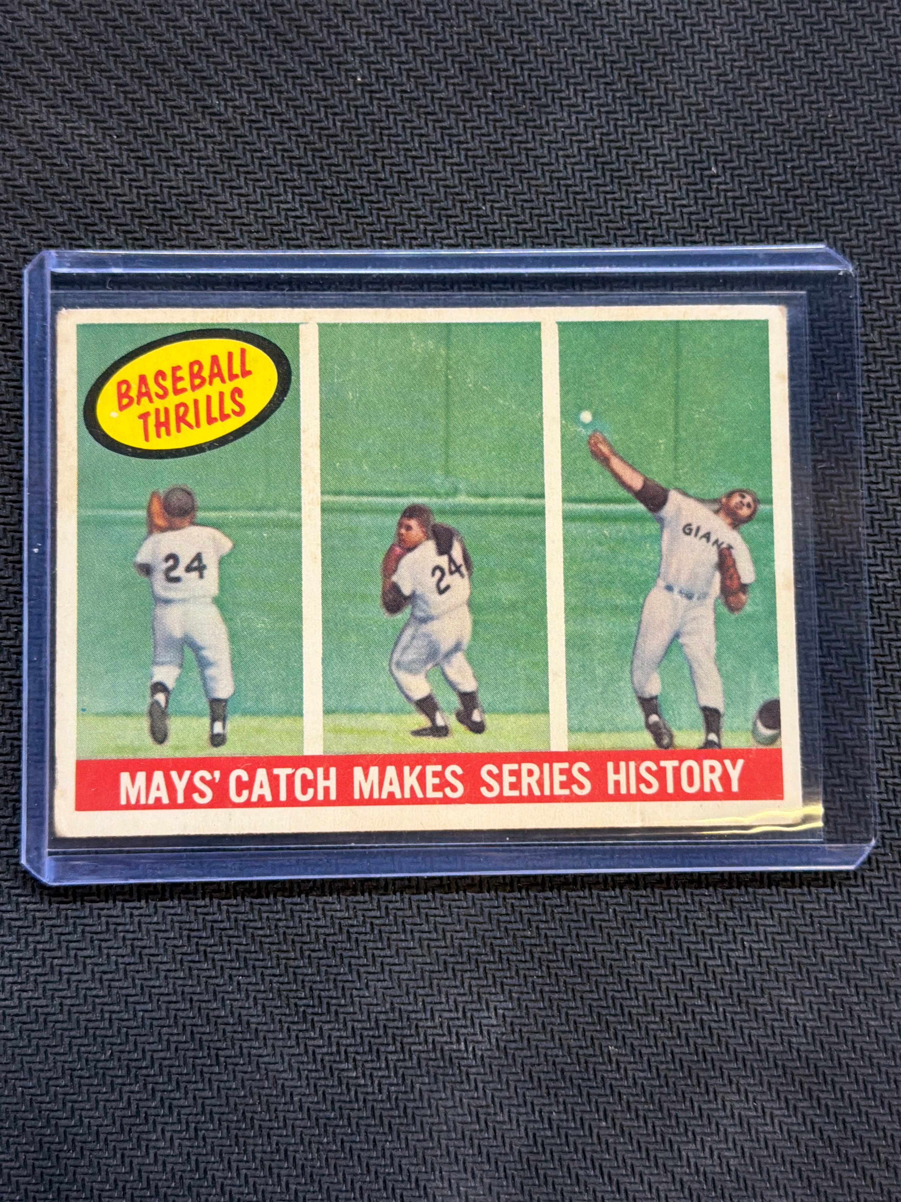1959 Topps May's Catch Baseball Thrills #464 Giants