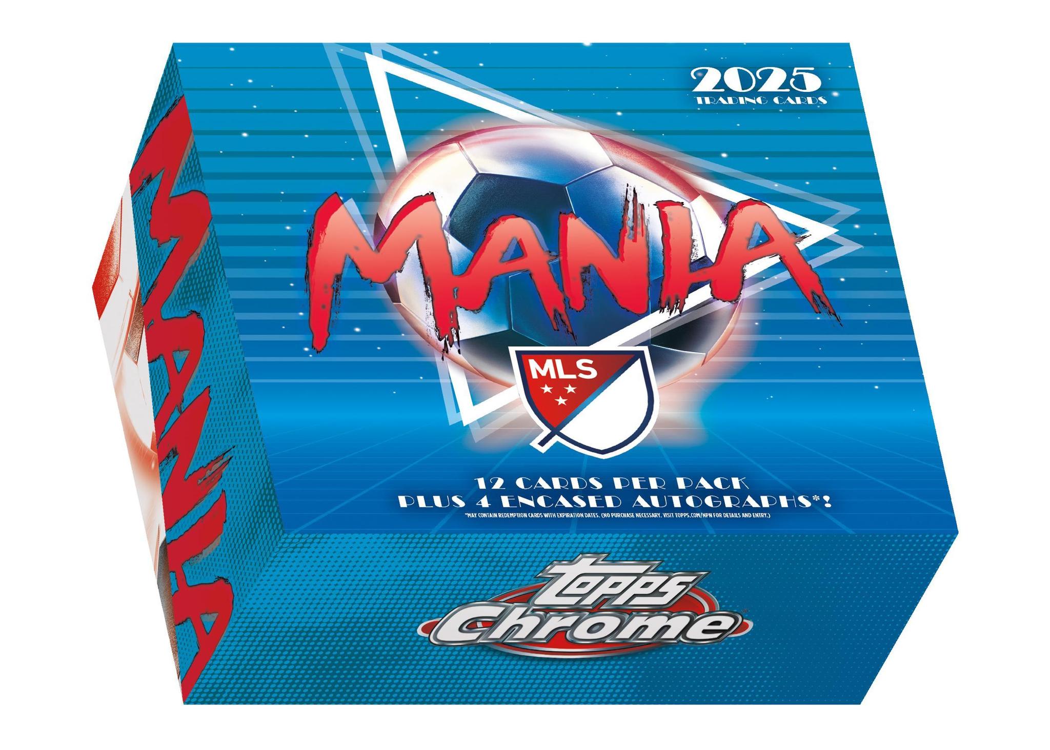 2025 Topps MLS Chrome Mania Hobby Box