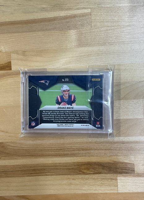 2024 Mosaic Drake Maye Honeycomb Rookie Case Hit