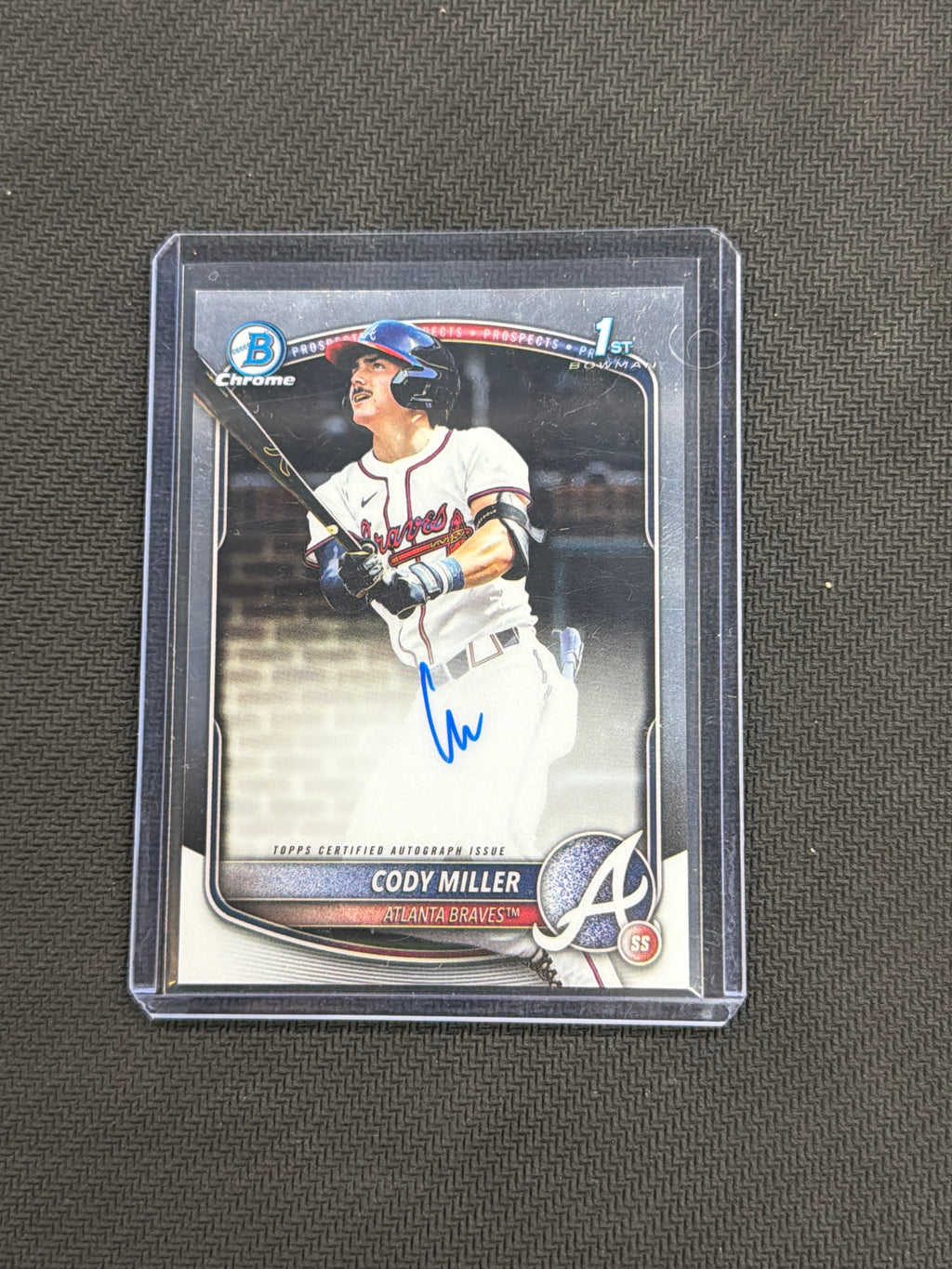 2025 Bowman Chrome Cody Miller Rookie Auto Braves
