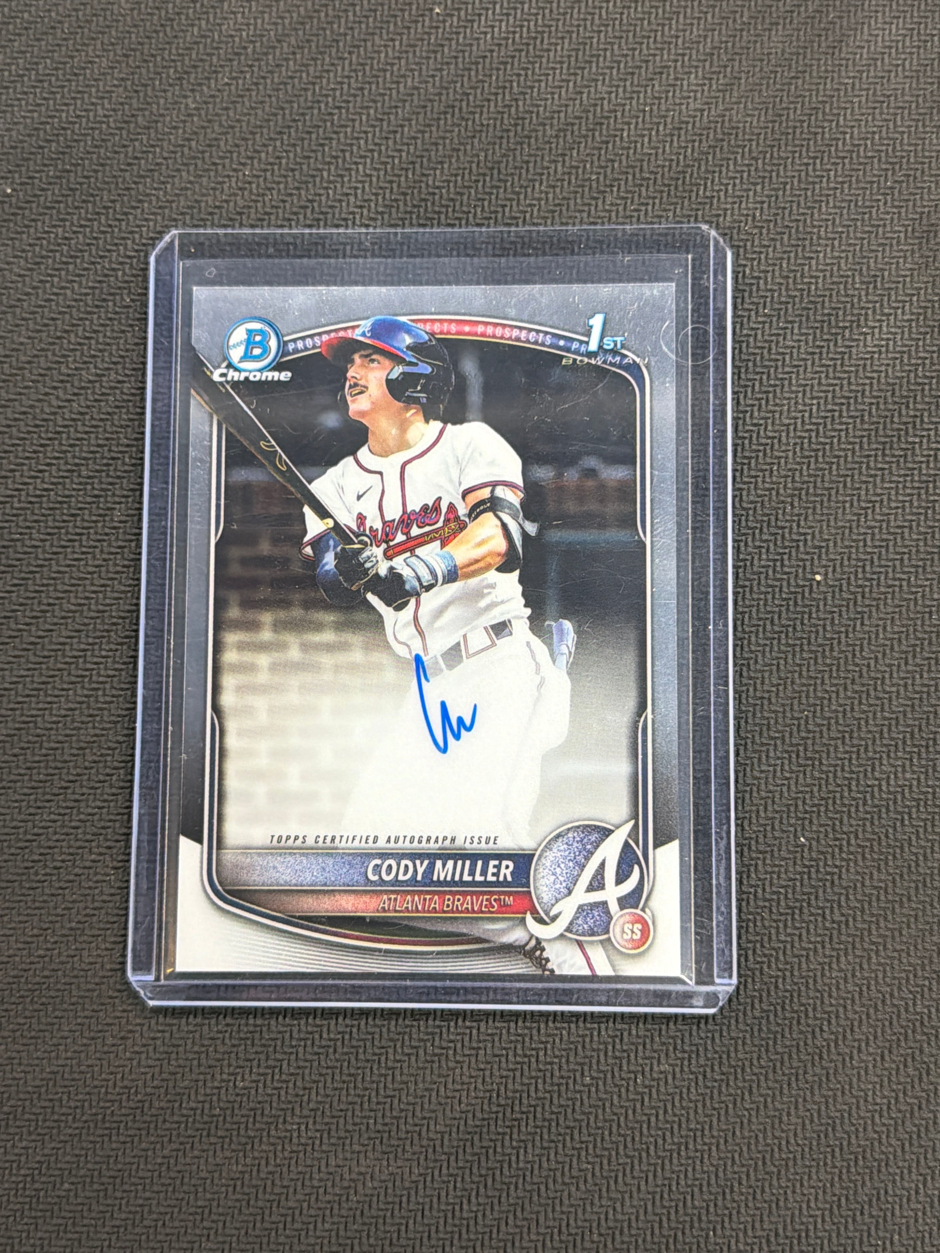 2025 Bowman Chrome Cody Miller Rookie Auto Braves