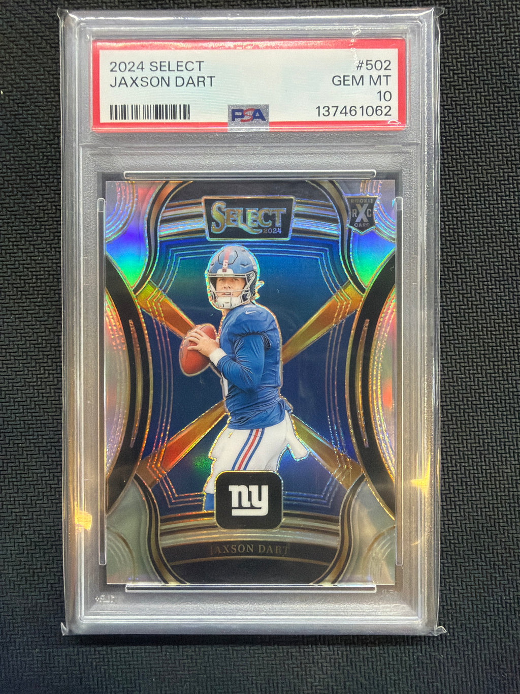 2024 Panini Select Jaxson Dart Rookie XRC PSA 10 #502 062