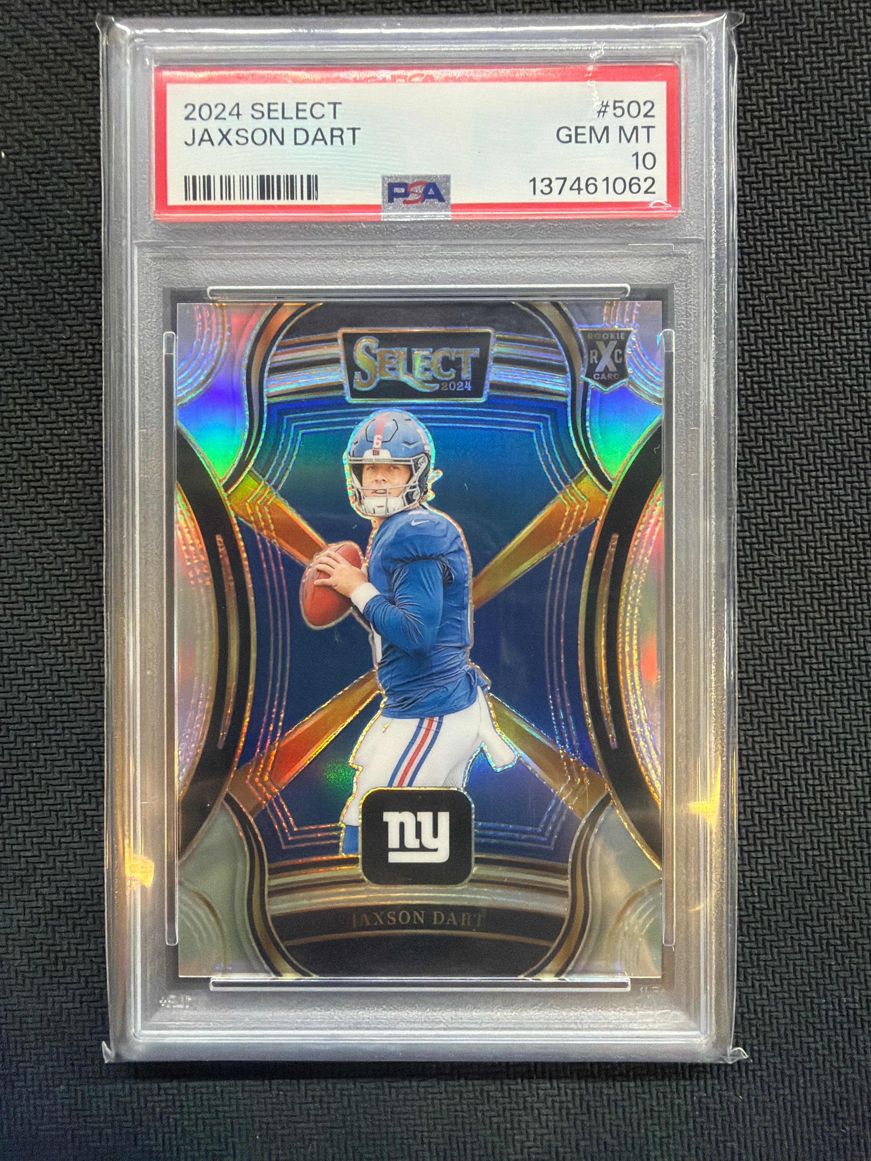 2024 Panini Select Jaxson Dart Rookie XRC PSA 10 #502 062