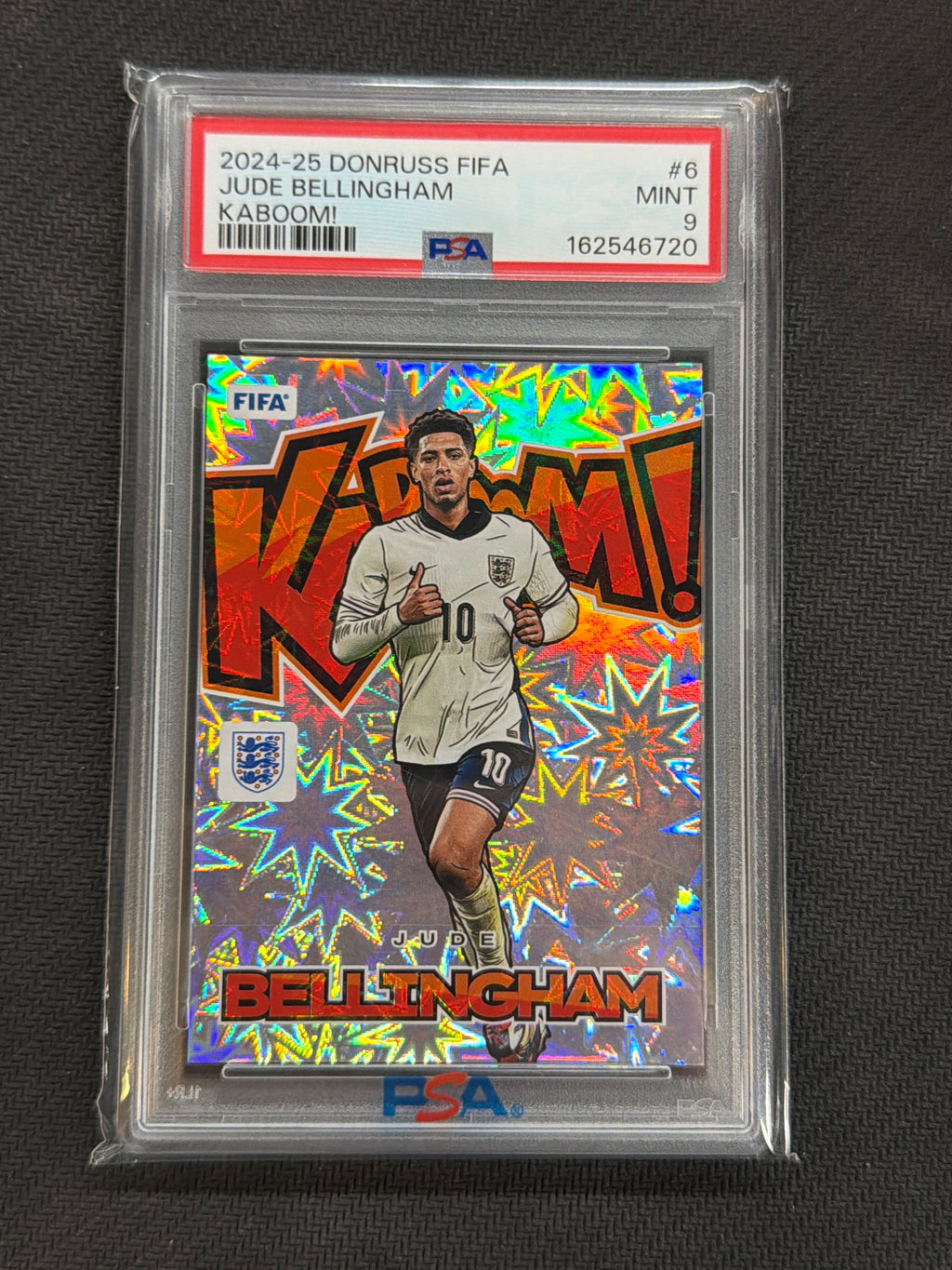 2024-25 Donruss FIFA Jude Bellingham Kaboom! #6 PSA 9 720