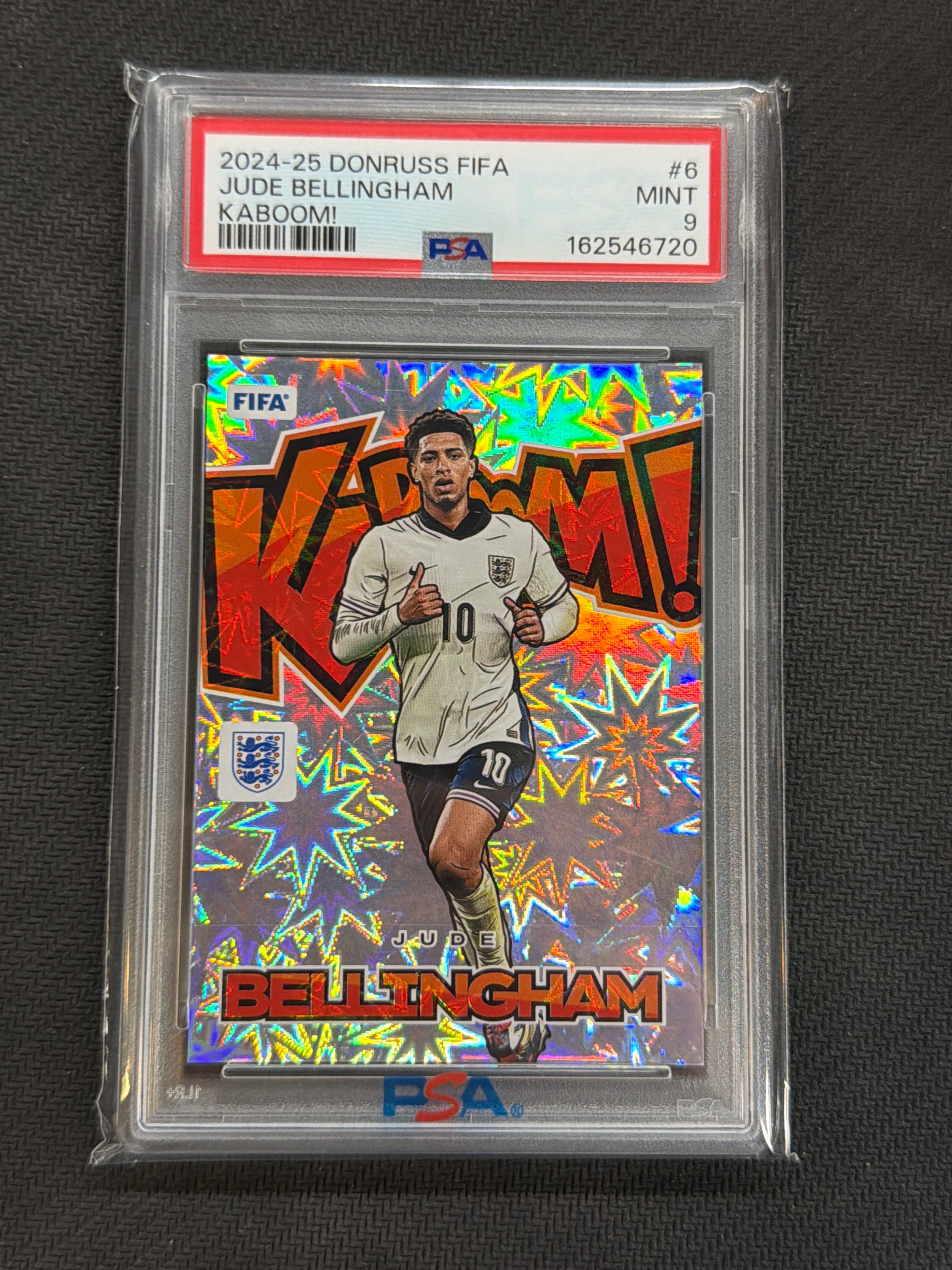 2024-25 Donruss FIFA Jude Bellingham Kaboom! #6 PSA 9 720