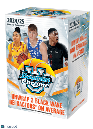2024/25 Bowman University Chrome Basketball 7-Pack Blaster Box