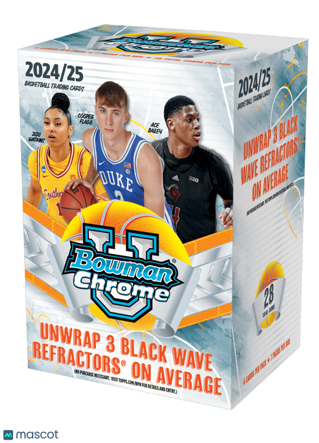 2024/25 Bowman University Chrome Basketball 7-Pack Blaster Box