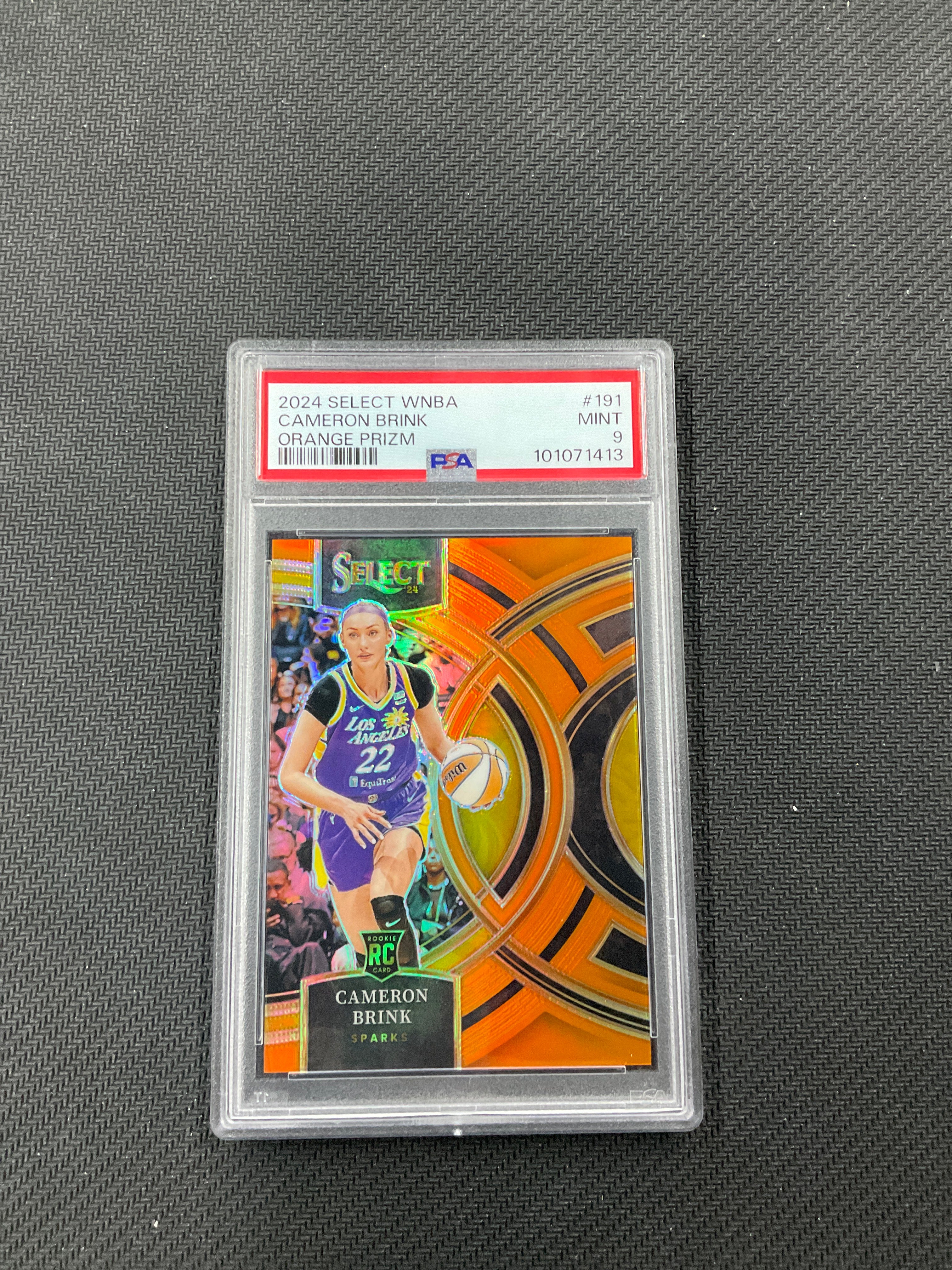 2024 Select WNBA Cameron Brink Orange /125 Rookie PSA 9