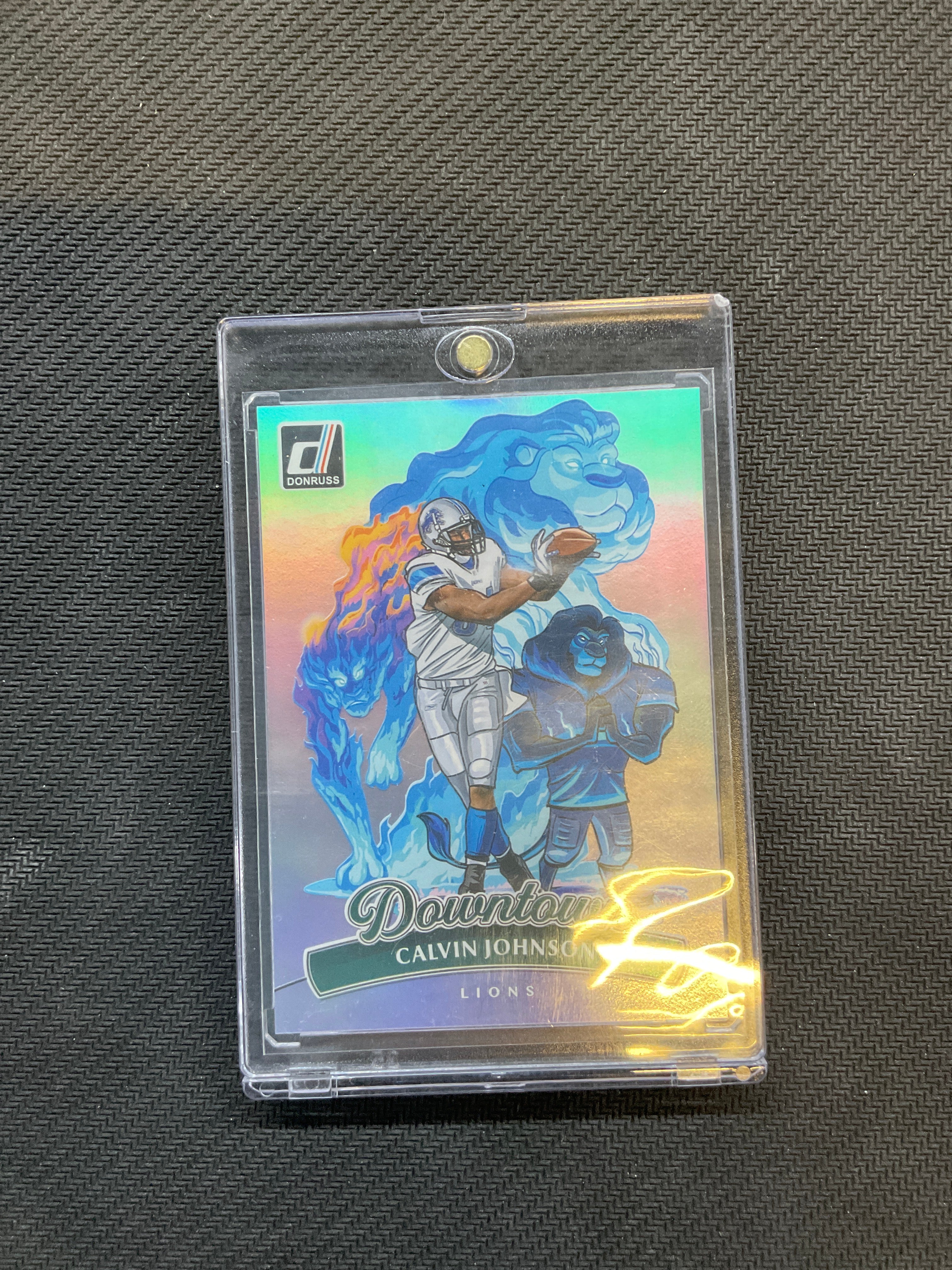 2025 Donruss Calvin Johnson Downtown! #4 Lions