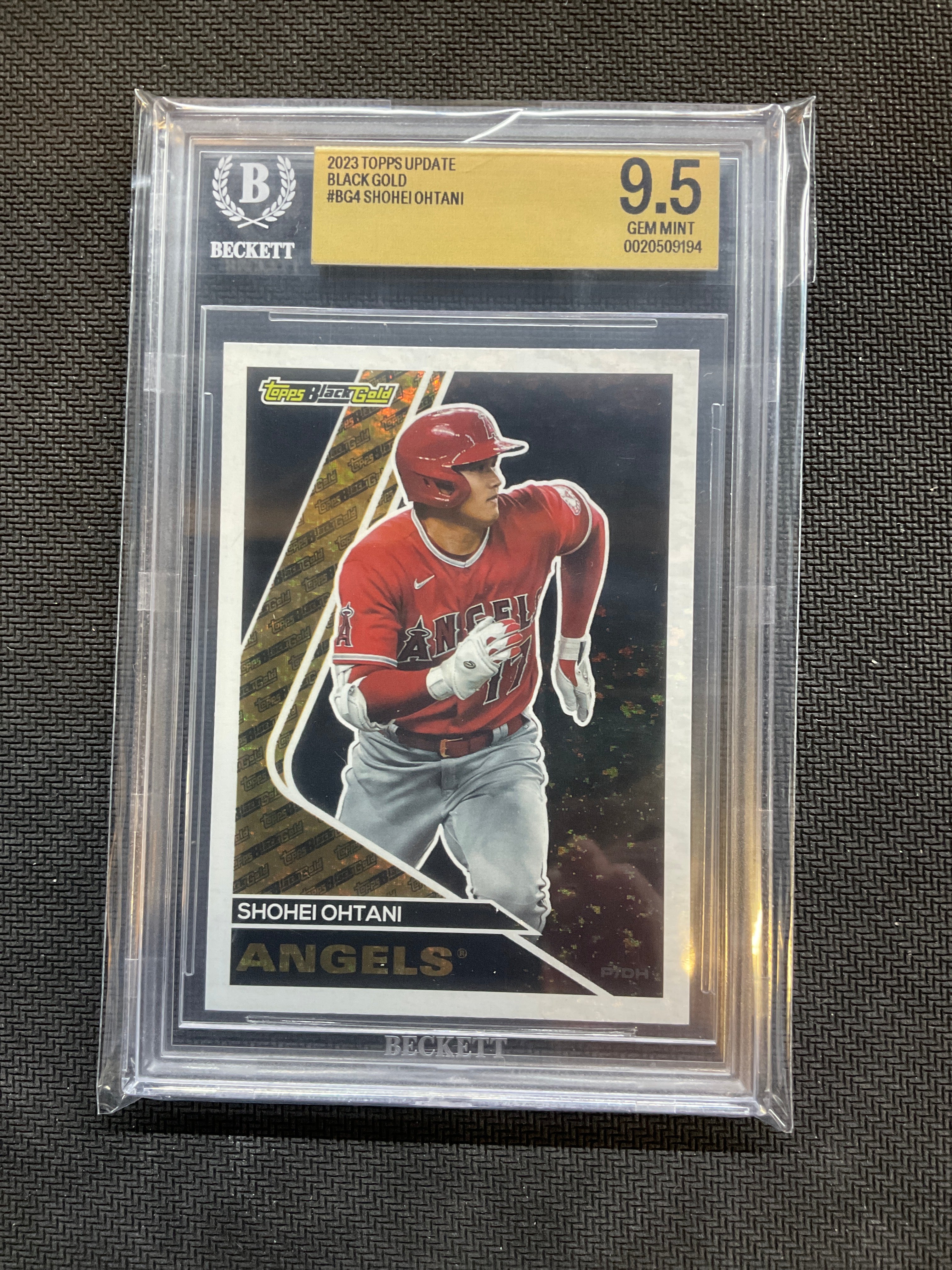 2023 Topps Update Shohei Ohtani Black Gold BGS 9.5 Angels