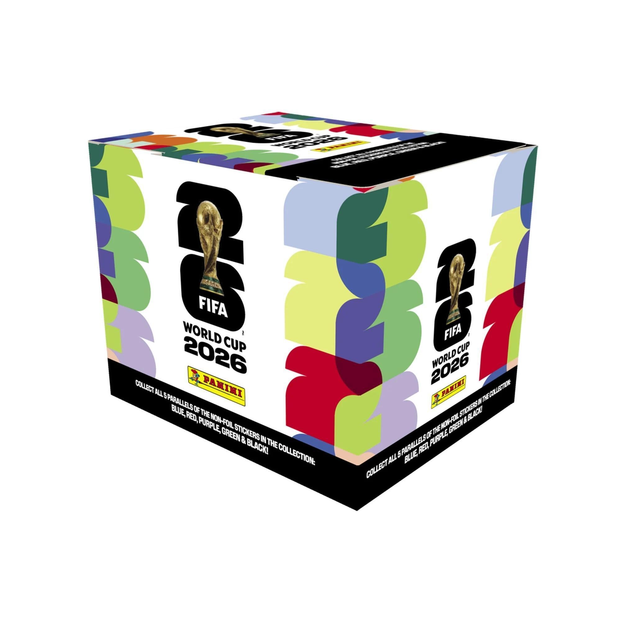 2026 Panini World Cup Soccer Sticker 50 Count Box USA