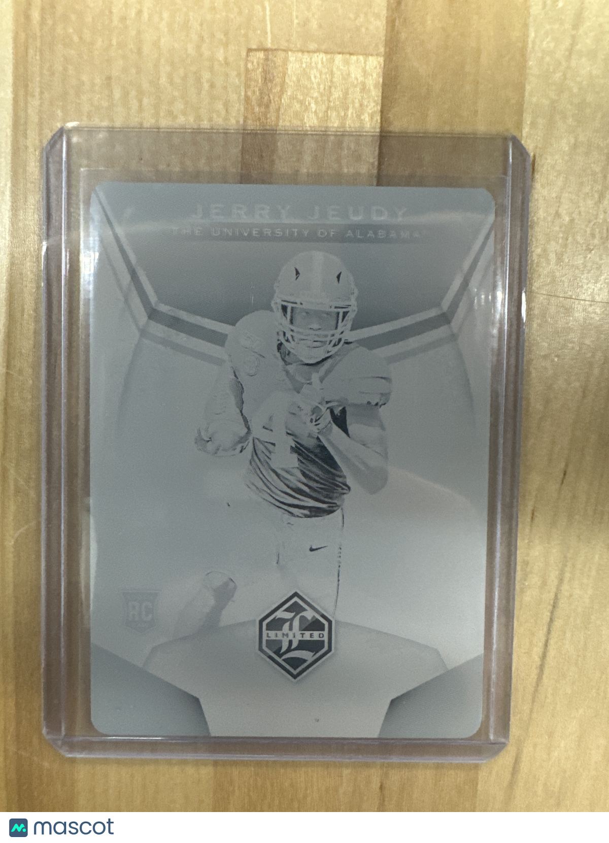 2020 Chronicels Draft Limited Jerry Jeudy Plate 1/1 Alabama