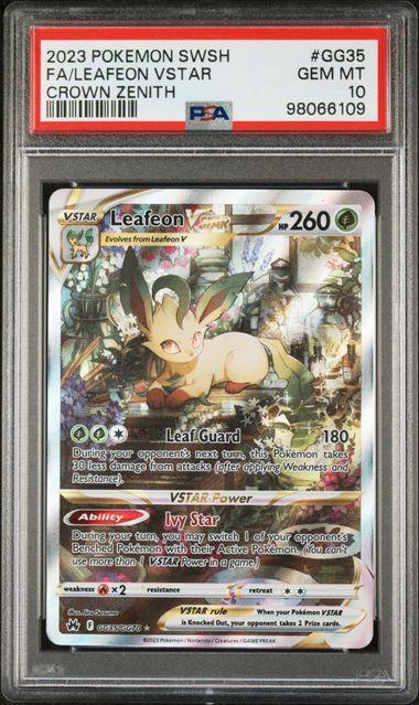 2023 Leafeon Vstar GG35 PSA 10