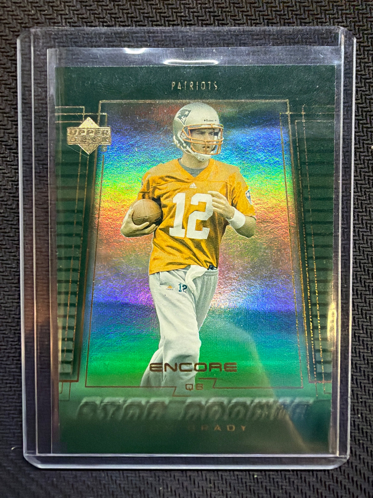 2000 Upper Deck Encore Tom Brady Star Rookie #254 Patriots